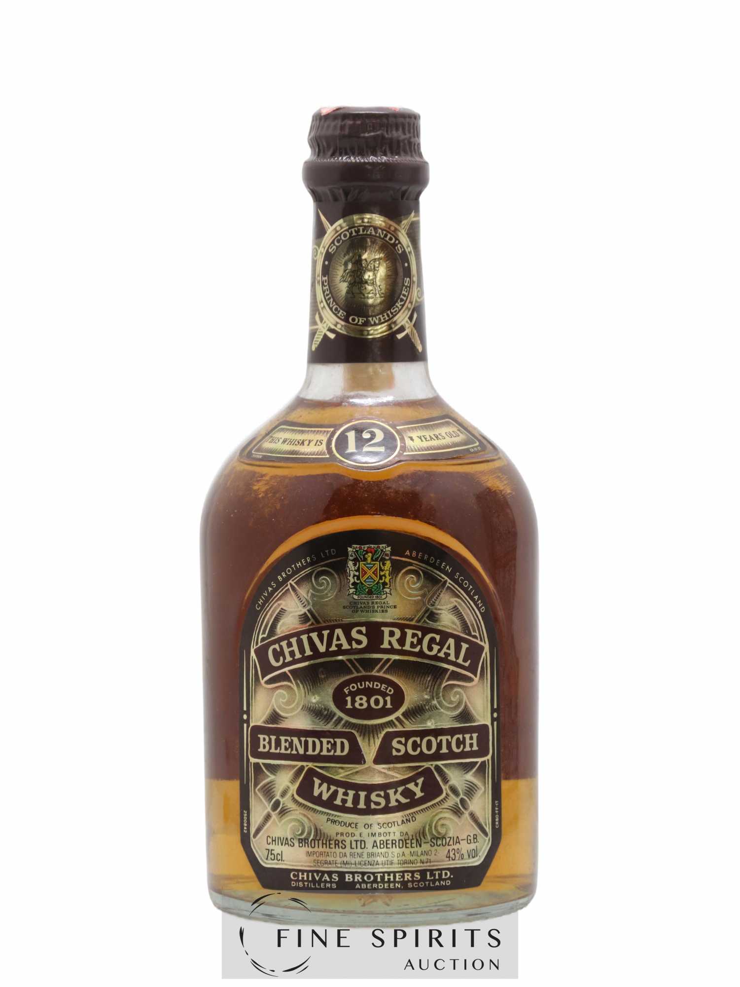 Chivas Regal 12 years Of.  (sans prix de réserve) - Lot de 1 bouteille - 1