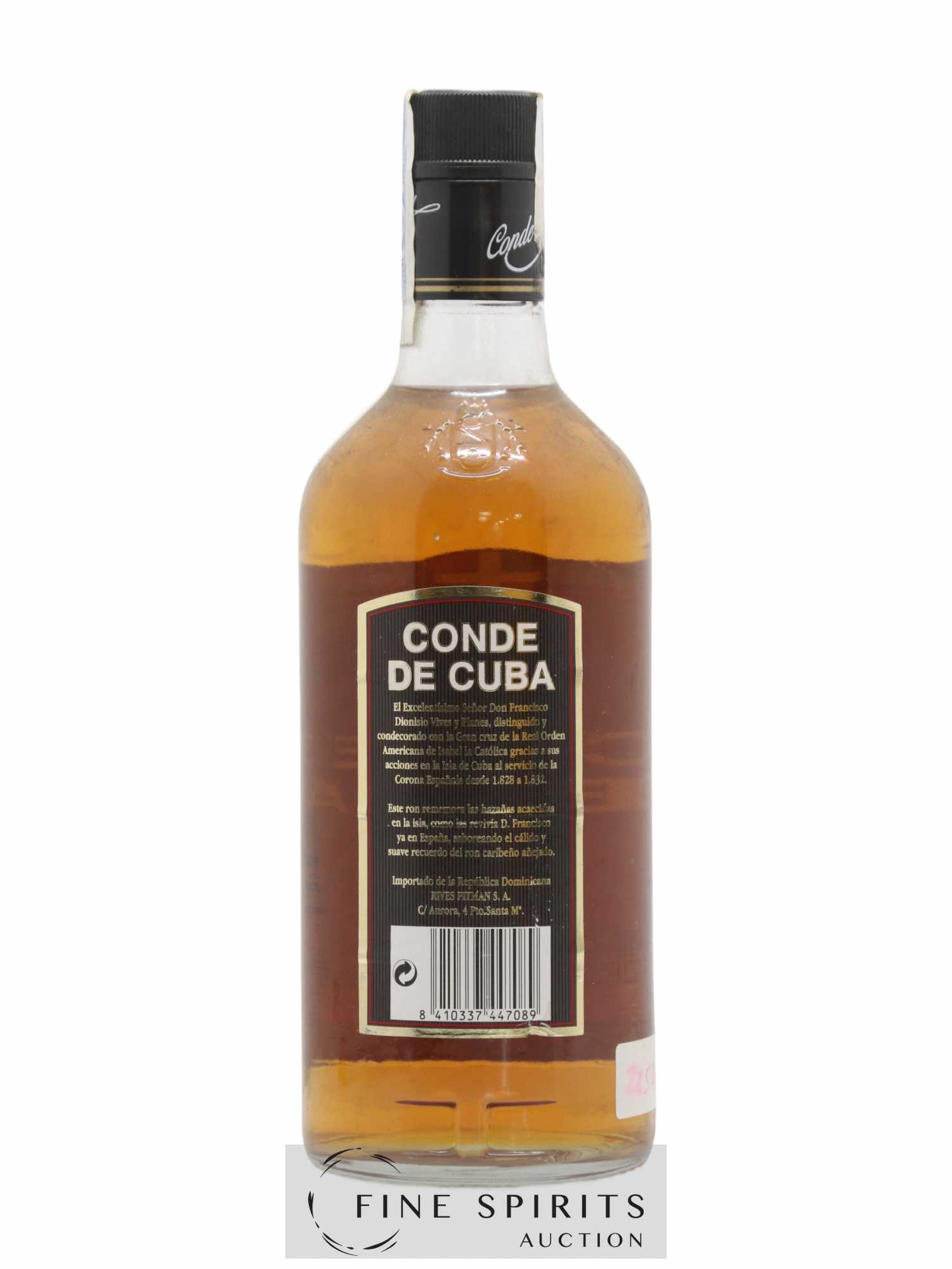 Conde de Cuba 7 years Of. Importado (sans prix de réserve) - Lot de 1 bouteille - 1
