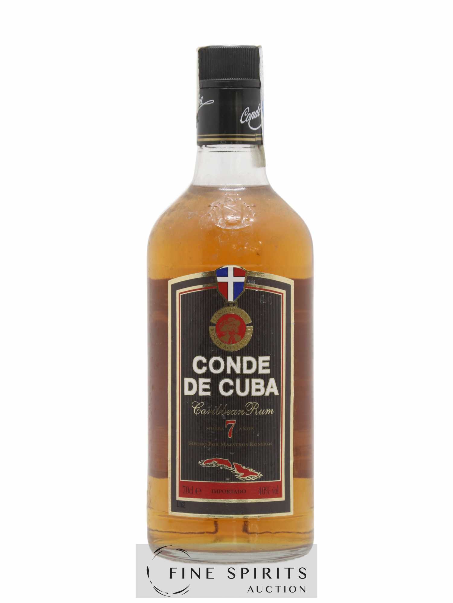 Conde de Cuba 7 years Of. Importado (sans prix de réserve) - Lot de 1 bouteille - 0