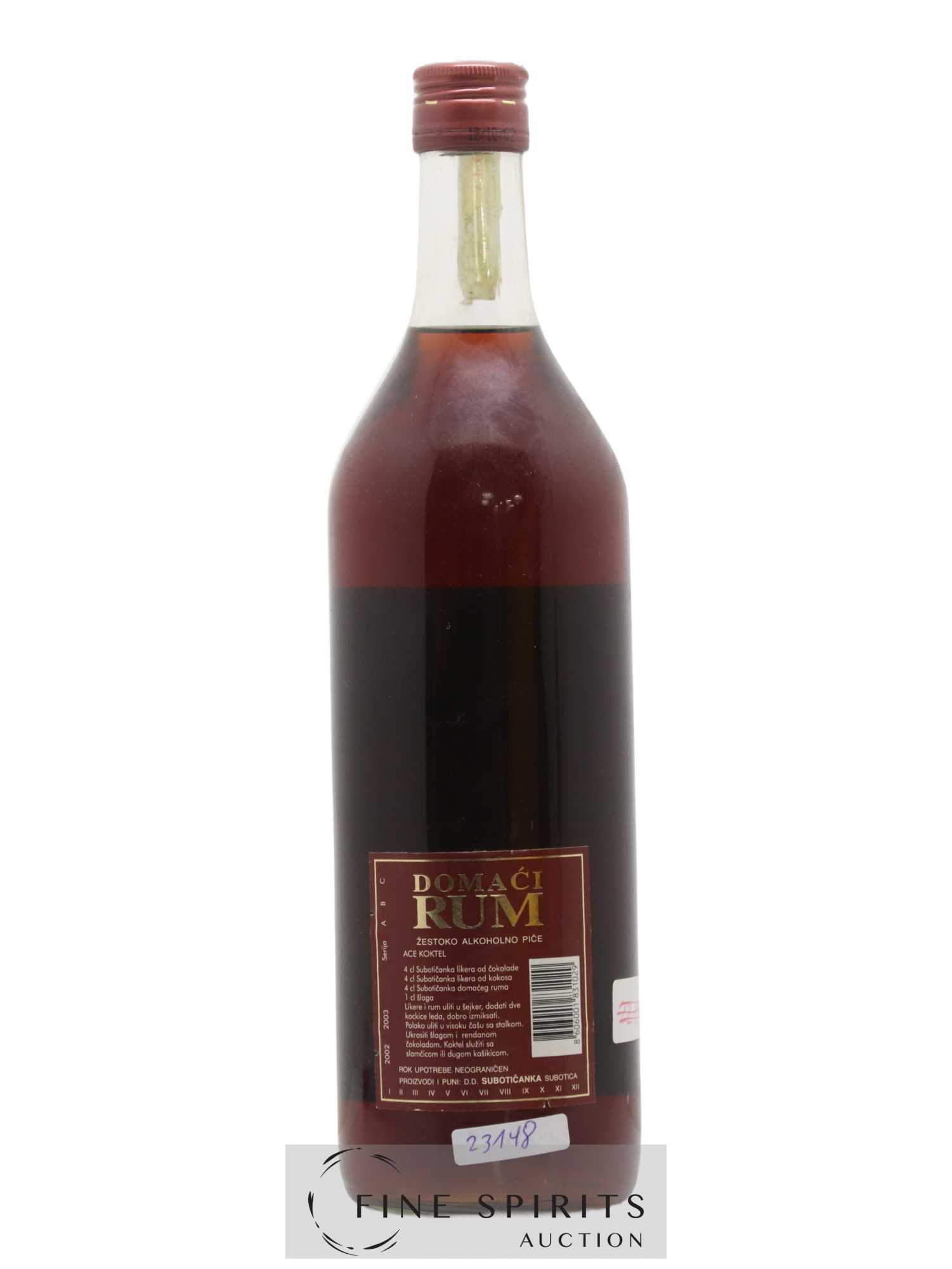 Domaci Of. Suboticanka  (no reserve) - Lot of 1 litre - 1