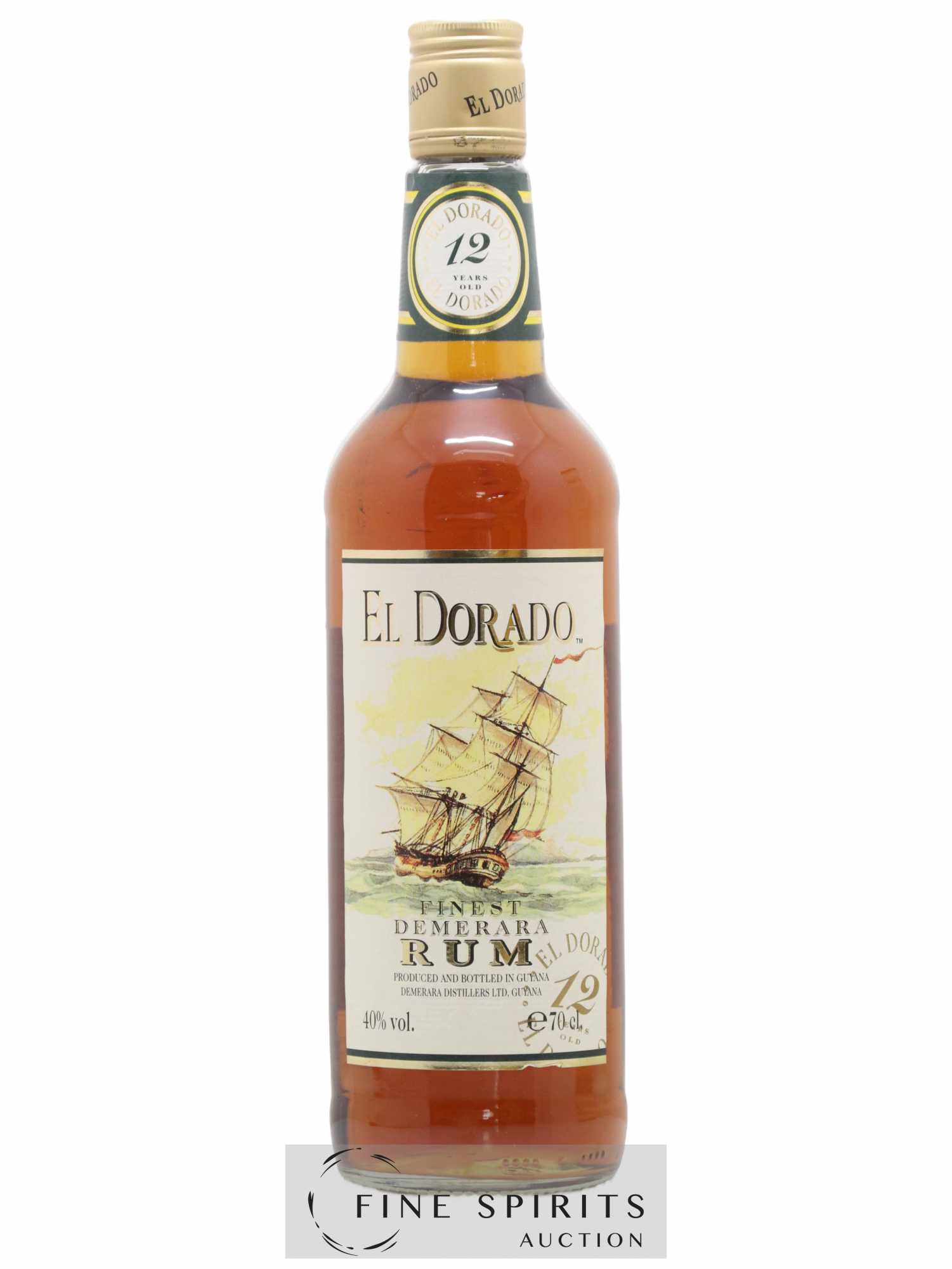 El Dorado 12 years Of. (sans prix de réserve) - Lot de 1 bouteille - 1