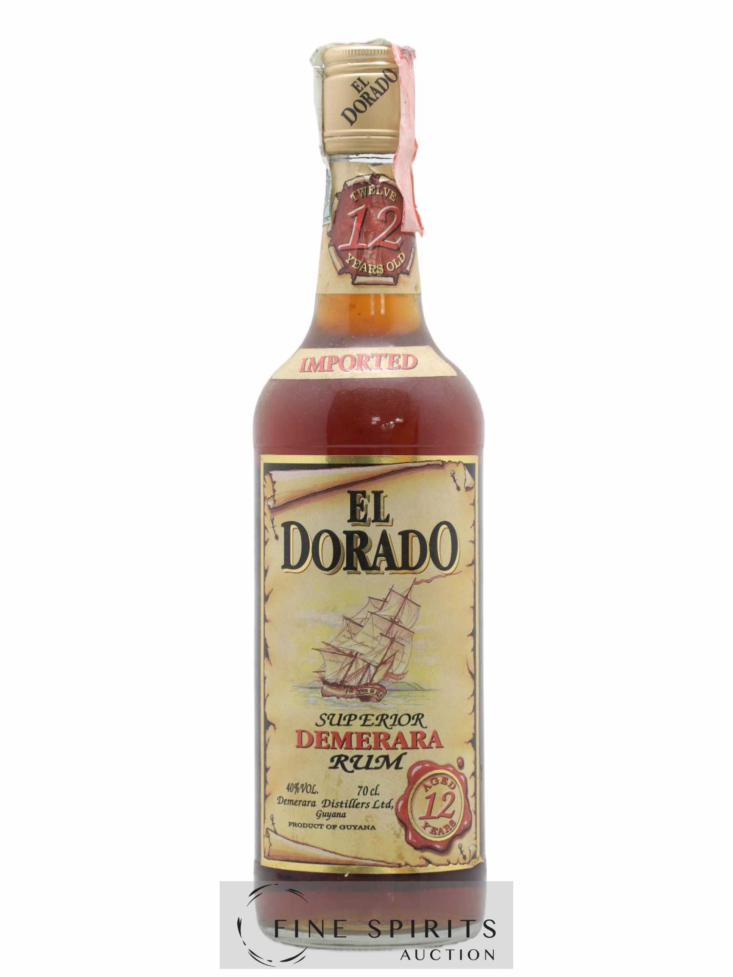 El Dorado 12 years Of. Superior - Lot de 1 bouteille - 0