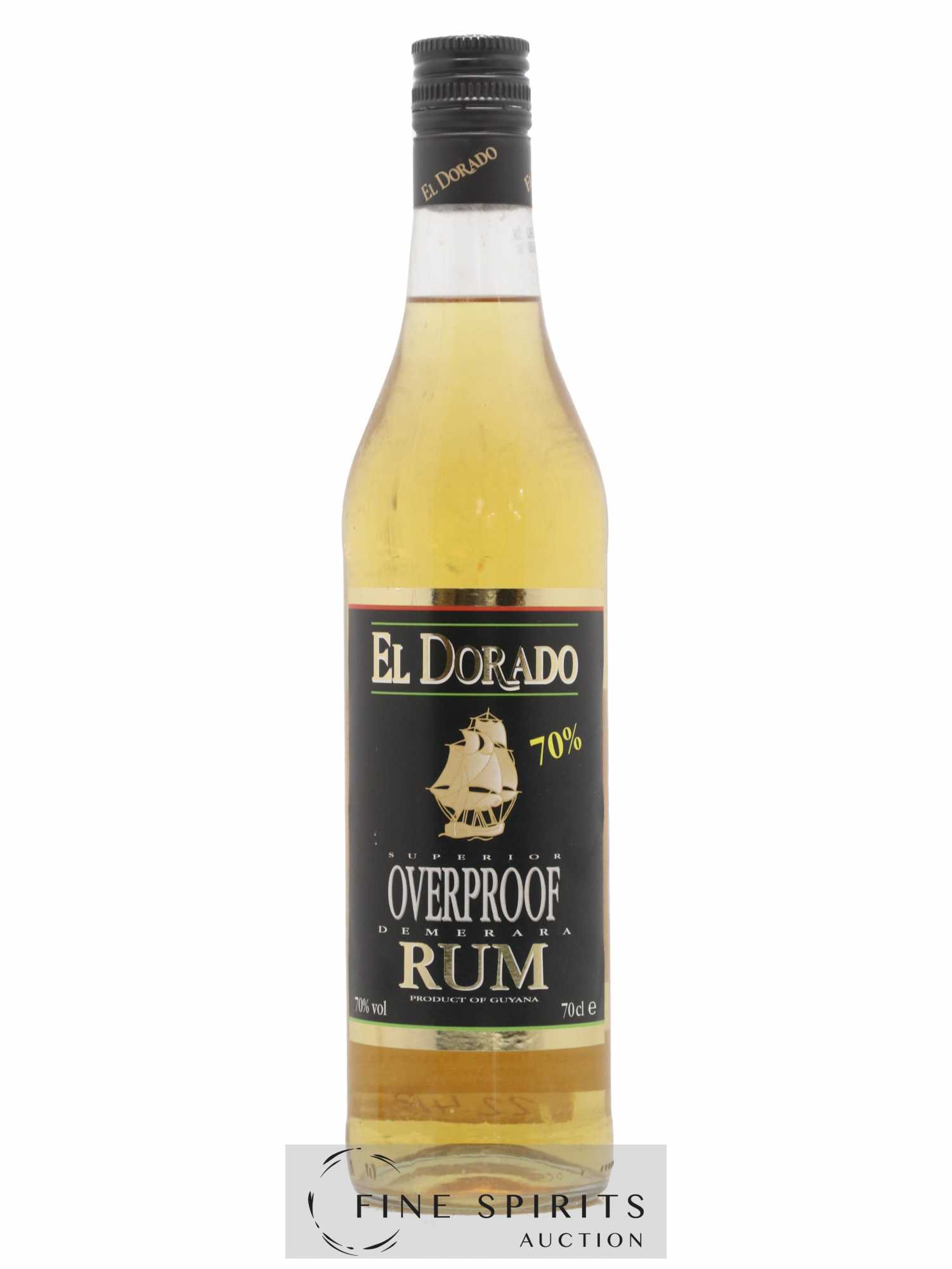 El Dorado Of. Superior Overproof Demerara (sans prix de réserve) - Lot de 1 bouteille - 0