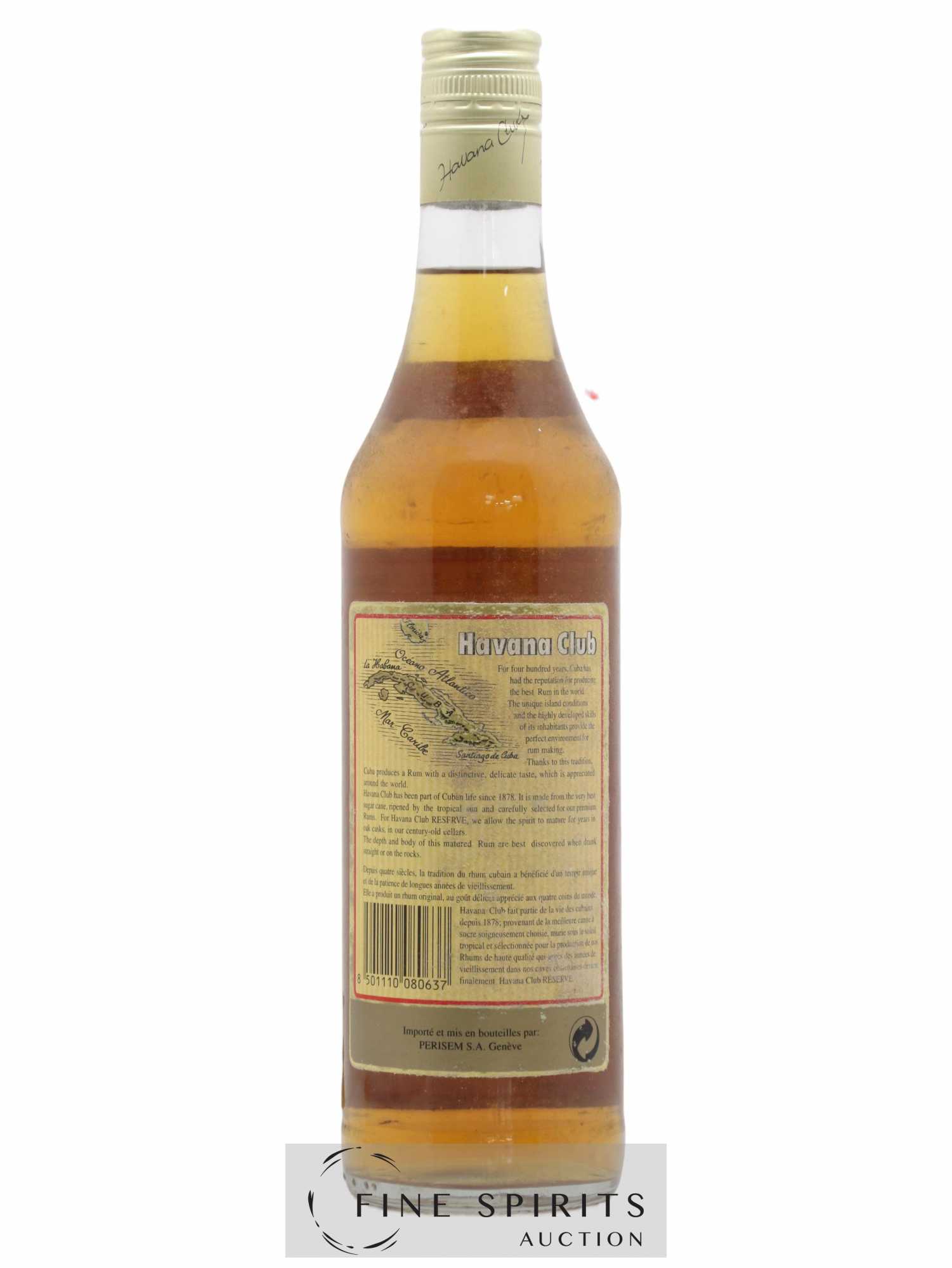Havana Club Of. Anejo Reserve  (sans prix de réserve) - Lot de 1 bouteille - 1