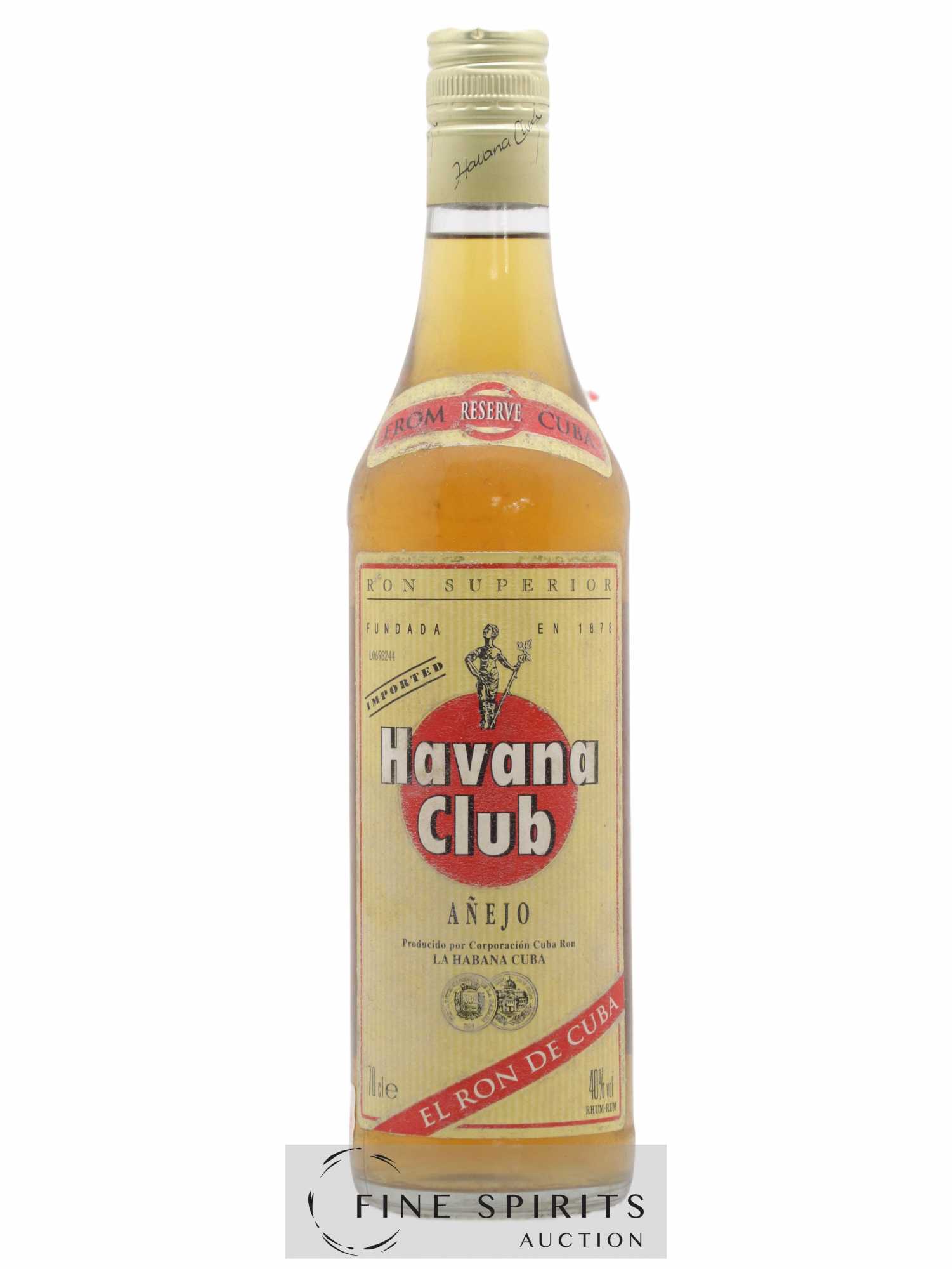 Havana Club Of. Anejo Reserve (sans prix de réserve) - Lot de 1 bouteille - 0