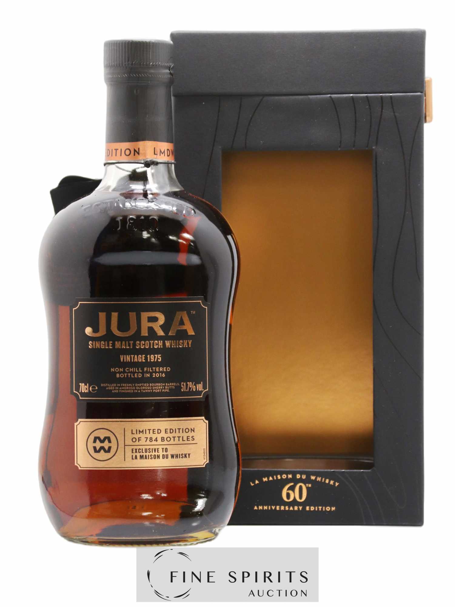 Jura 1975 Of. Vintage One of 784 - bottled 2016 LMDW 60th Anniversary Limited Edition - Posten von 1 Flasche - 0