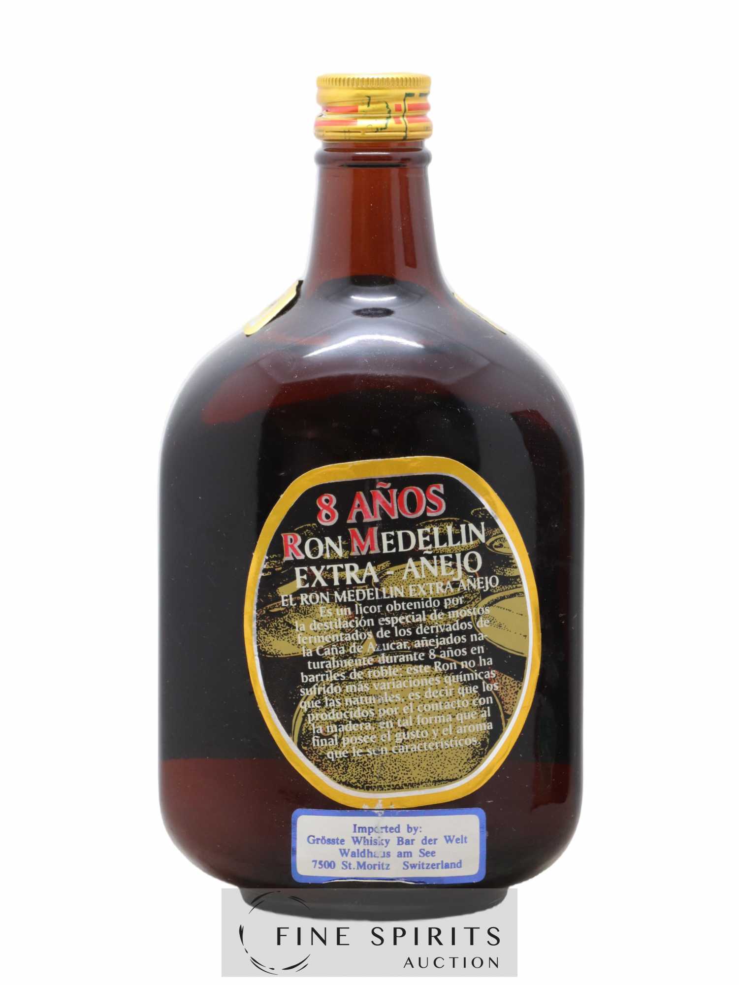 Medellin 8 years Of. Extra-Anejo (sans prix de réserve) - Lot de 1 bouteille - 2