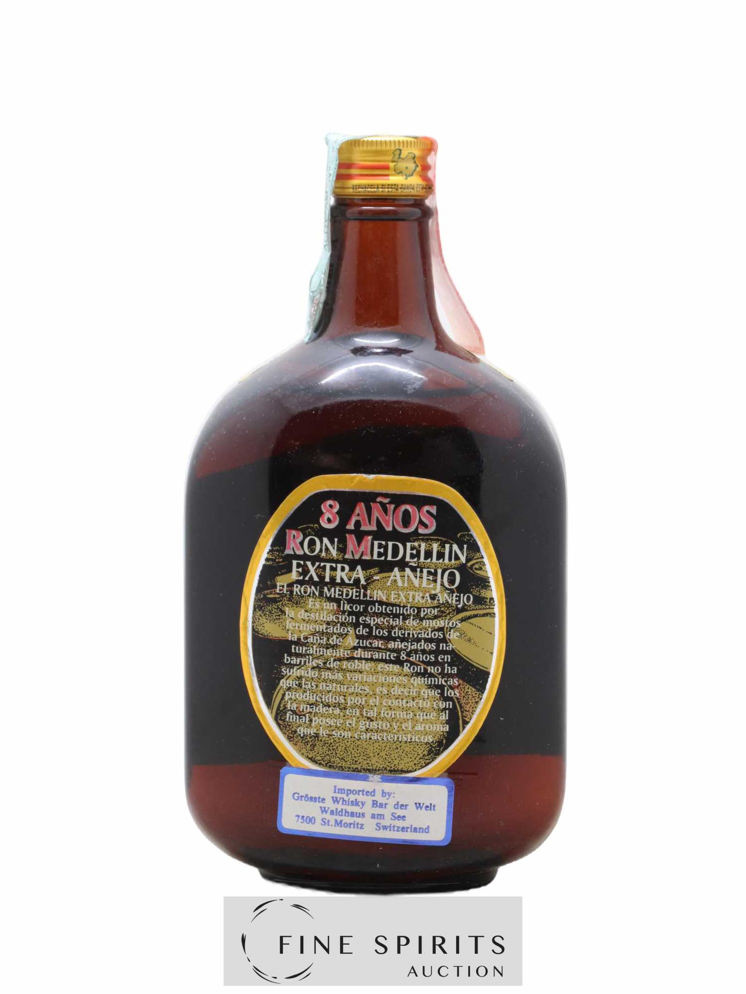 Medellin 8 years Of. Extra-Anejo  (sans prix de réserve) - Lot de 1 bouteille - 2