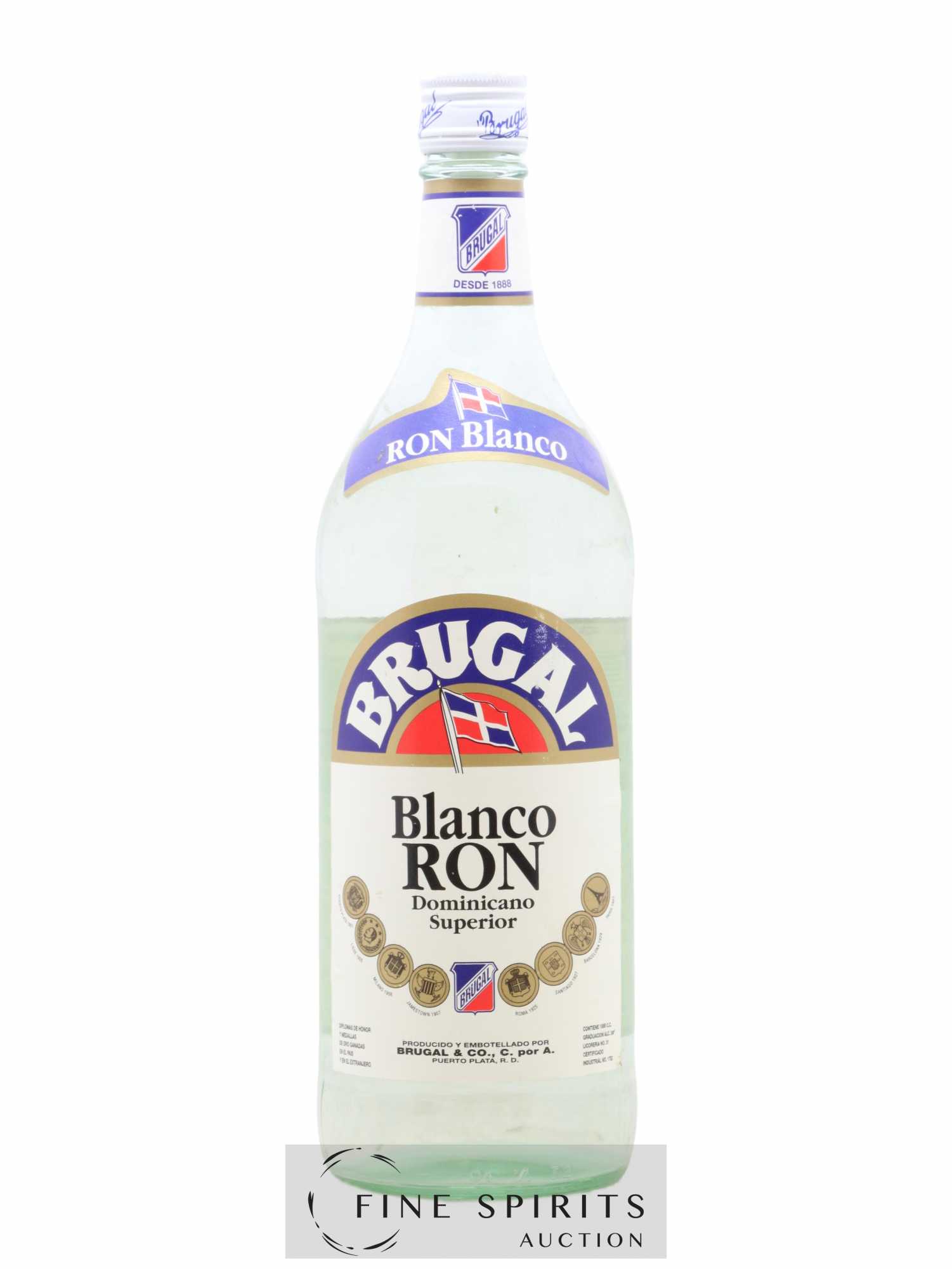 Brugal Of. Blanco Velier Import (sans prix de réserve) - Lot de 1 bouteille - 0