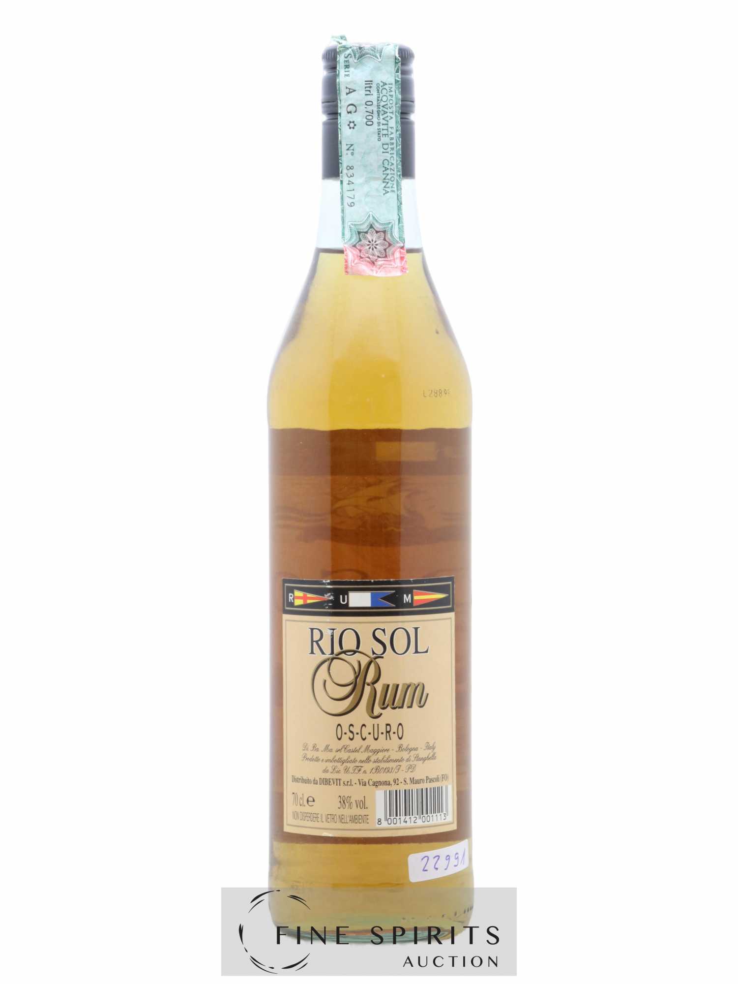 Rio Sol Of. Oscuro Dibevit  (no reserve) - Lot of 1 bottle - 1