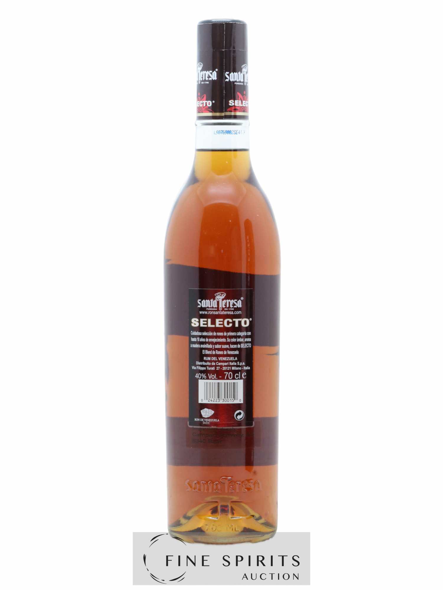 Santa Teresa 10 years Of. Selecto  (ohne Mindestpreis) - Posten von 1 Flasche - 2
