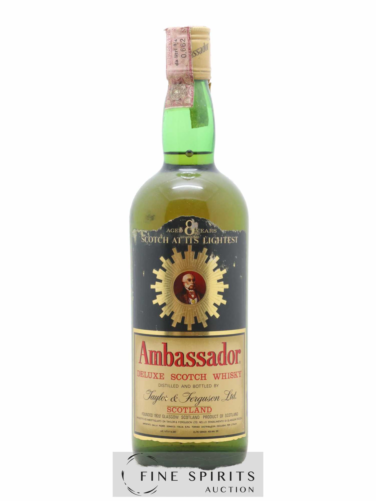 Ambassador 8 years Of. Deluxe (sans prix de réserve) - Lot de 1 bouteille - 0