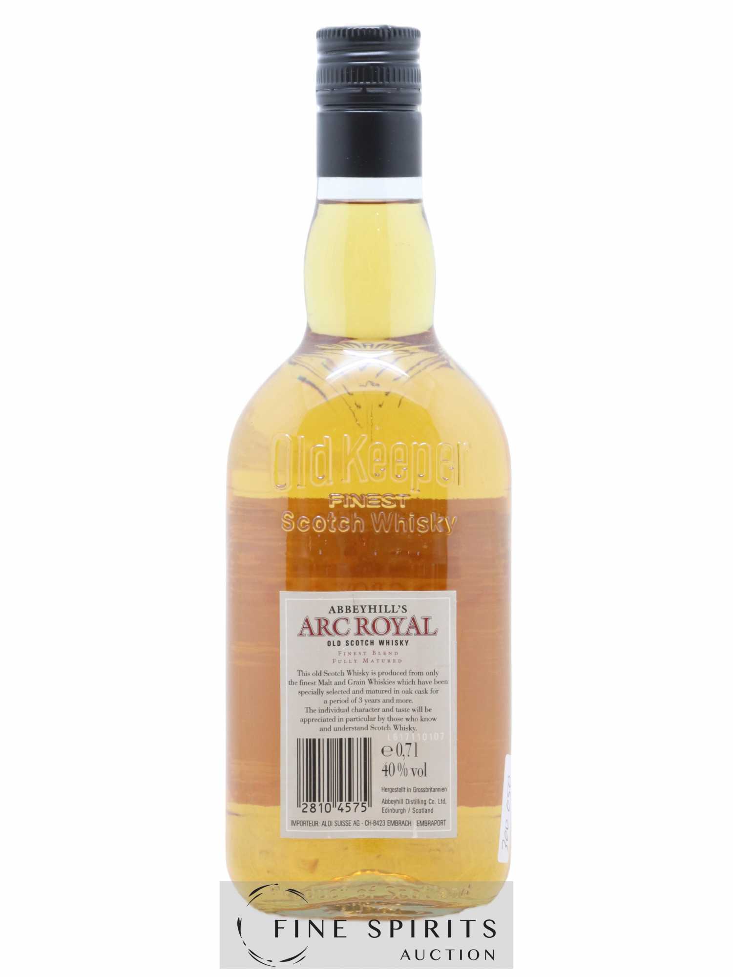 Abbeyhill's Of. Arc Royal Special Reserve (no reserve) - Lot of 1 bottle - 1