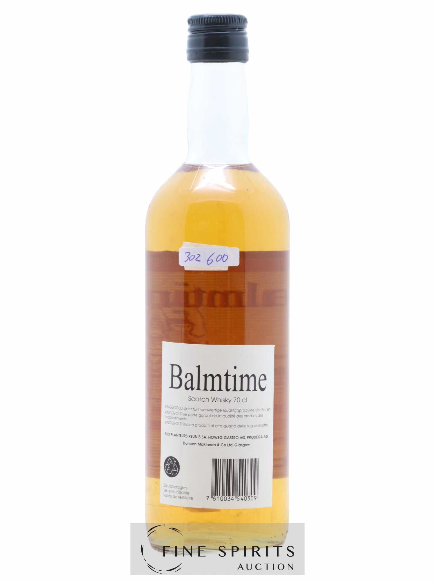 Balmtime Of. Kingsgold Planteurs Reunis  (sans prix de réserve) - Lot de 1 bouteille - 1