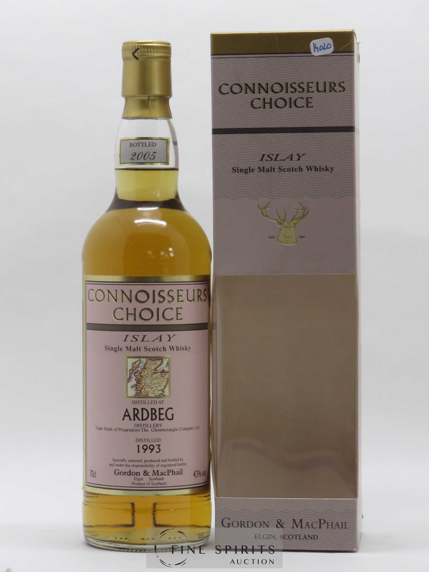 Ardbeg 1993 Gordon & MacPhail First Fill Sherry Butts - bottled 2005 Connoisseurs Choice - Lot de 1 bouteille - 0