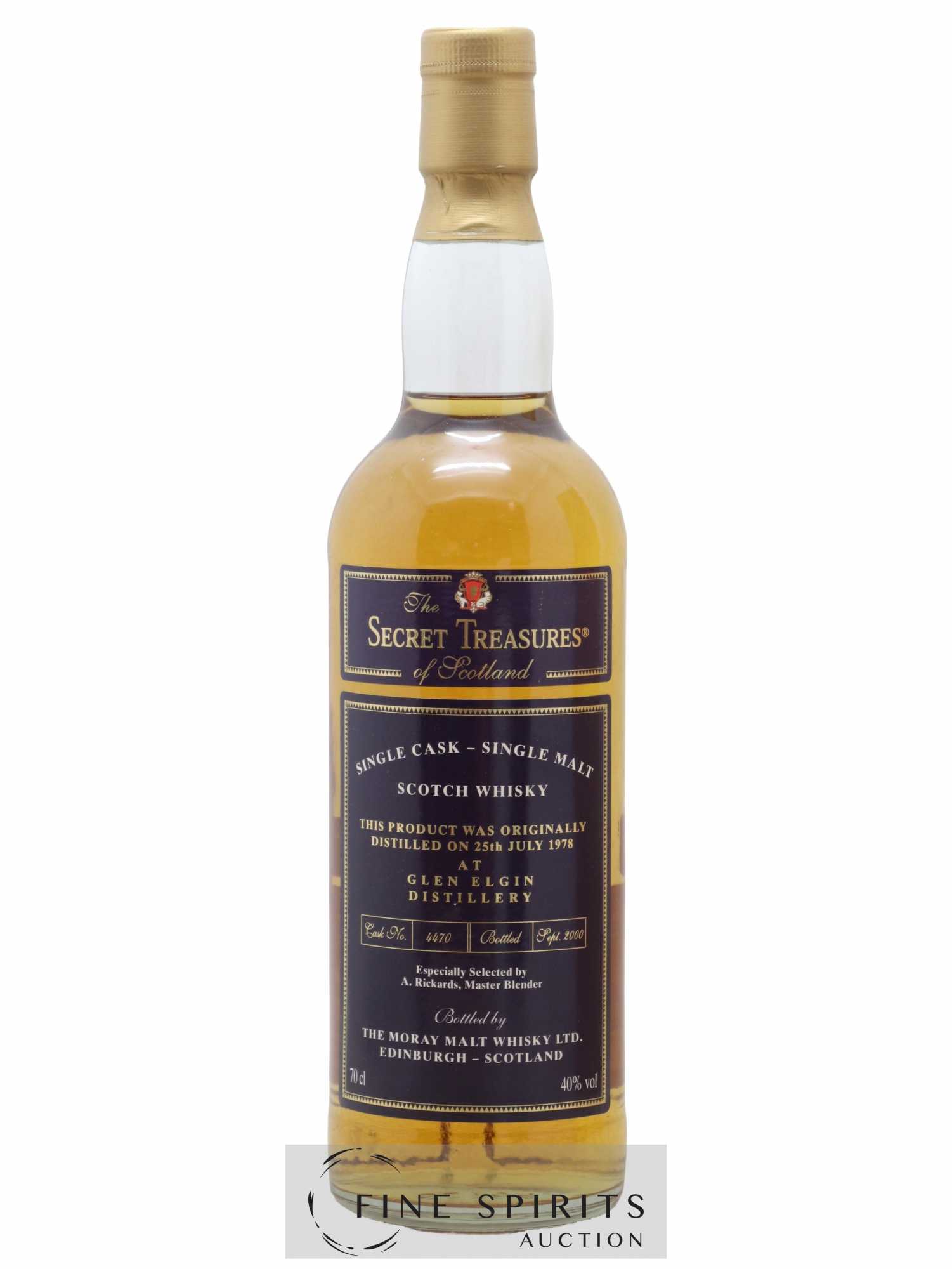 Glen Elgin 1978 The Moray Malt Whisky Ltd. Cask n°4470 - bottled 2000 Secret Treasures - Lot of 1 bottle - 1