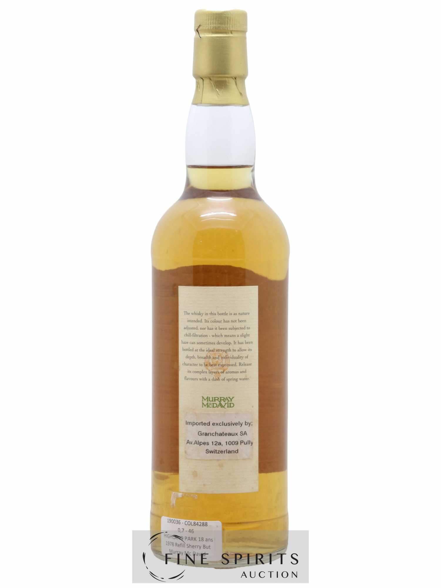 Highland Park 1978 Murray Mc David Cask Ref MM4400 - bottled 1997 - Lot de 1 bouteille - 1