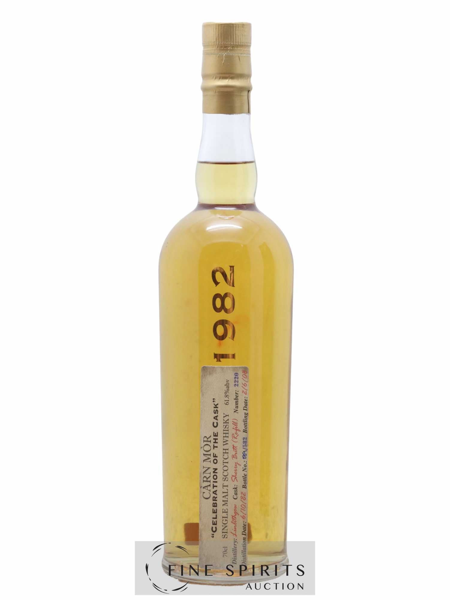 Linlithgow 1982 Morrison & Mackay Càrn Mòr Celebration of the Cask n°2220 - One of 582 - bottled 2008 - Lot de 1 bouteille - 1