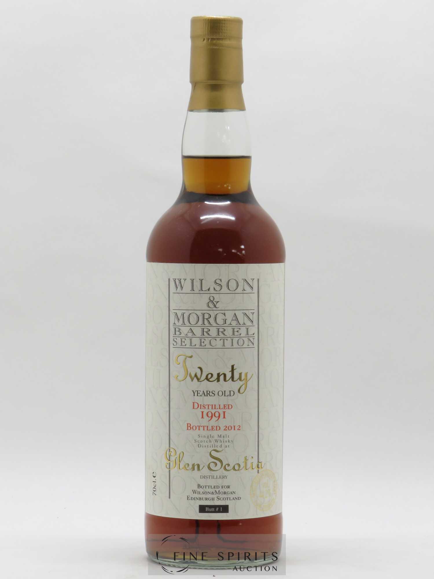 Glen Scotia 20 years 1991 Wilson & Morgan Sherry Wood - Lot of 1 bottle - 1