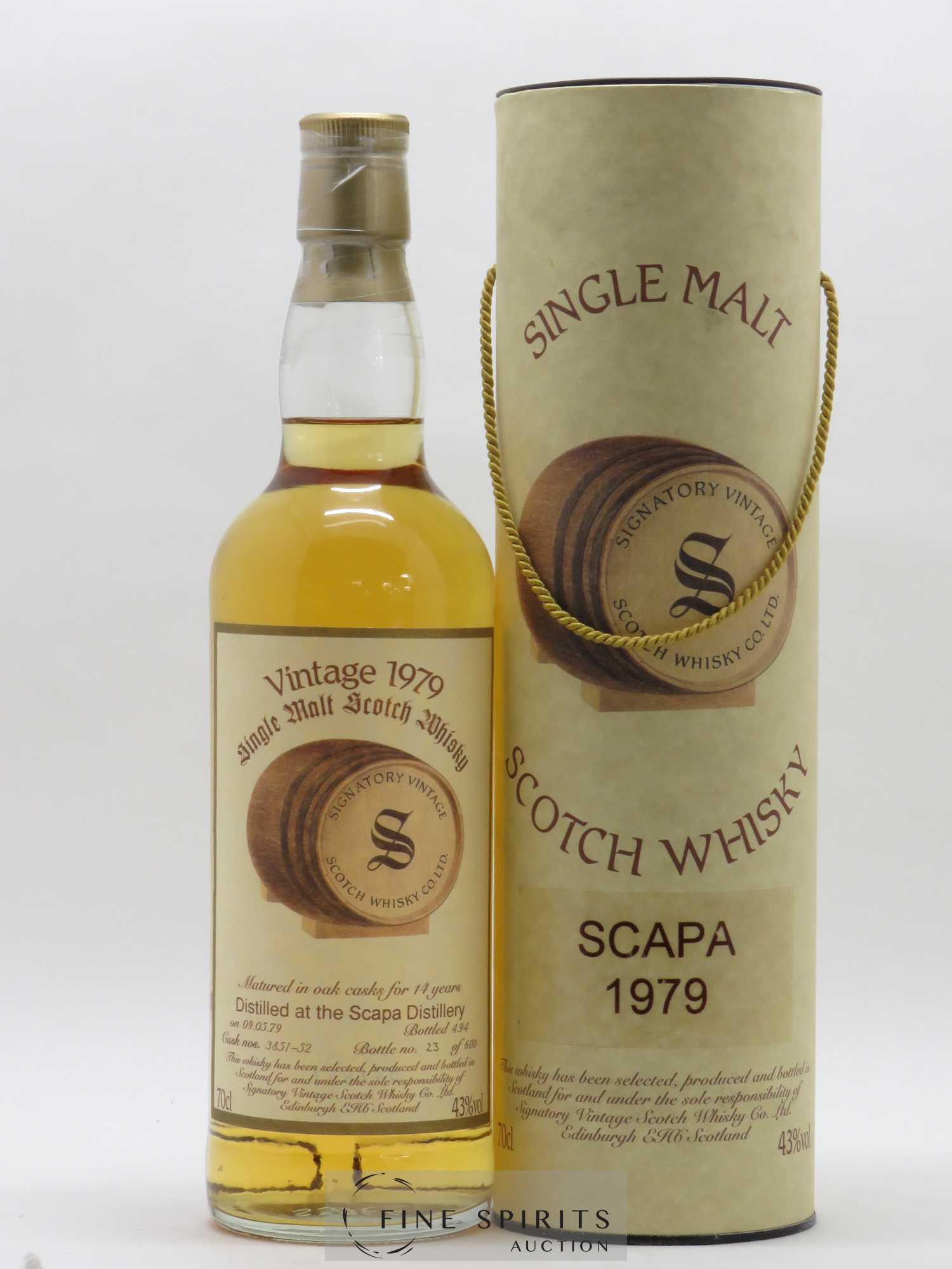 Scapa 14 years 1979 Signatory Vintage Classic - Lot de 1 bouteille - 0