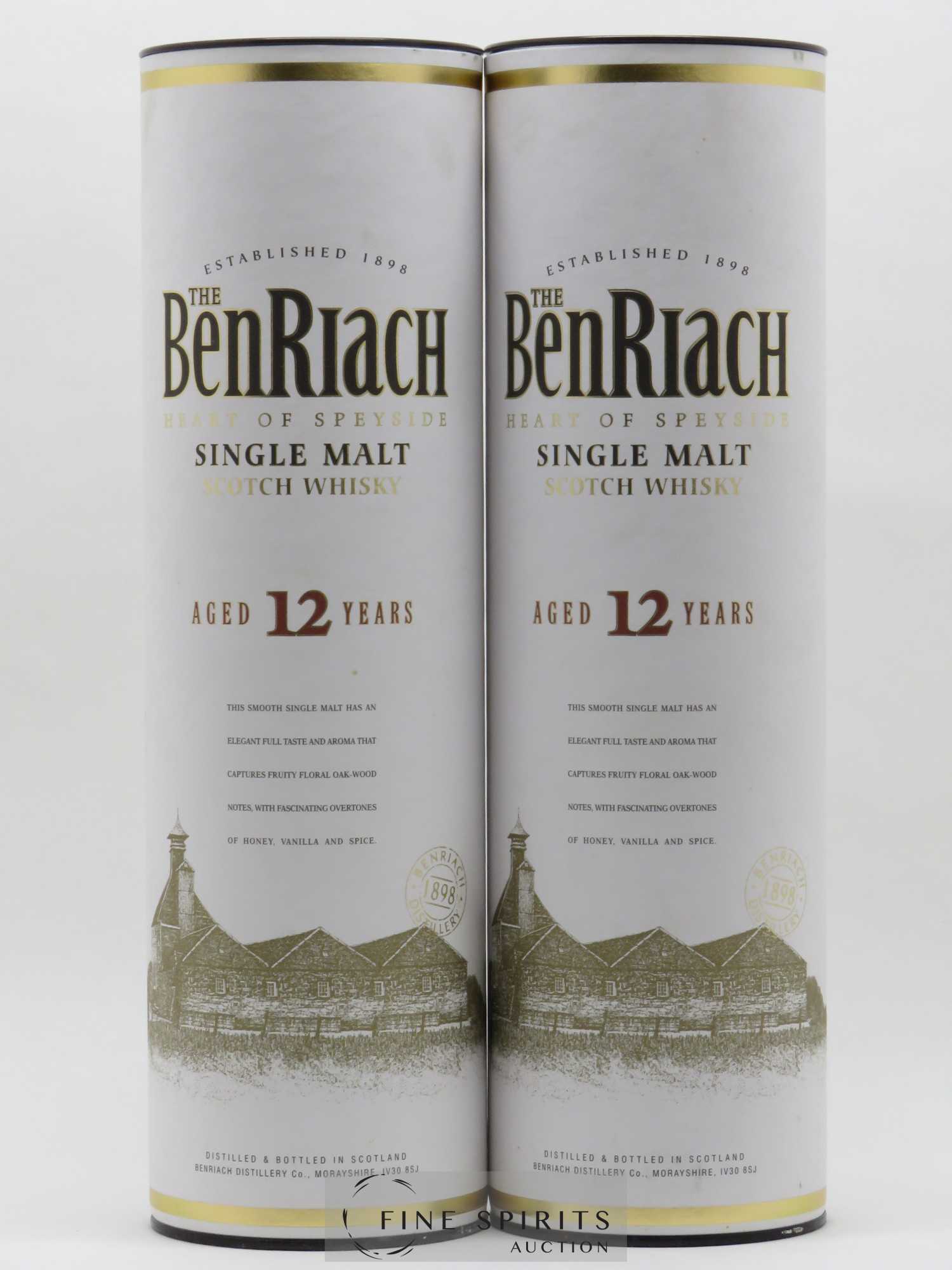 Benriach 12 years Of. Classic Speyside - Lot de 2 bouteilles - 1