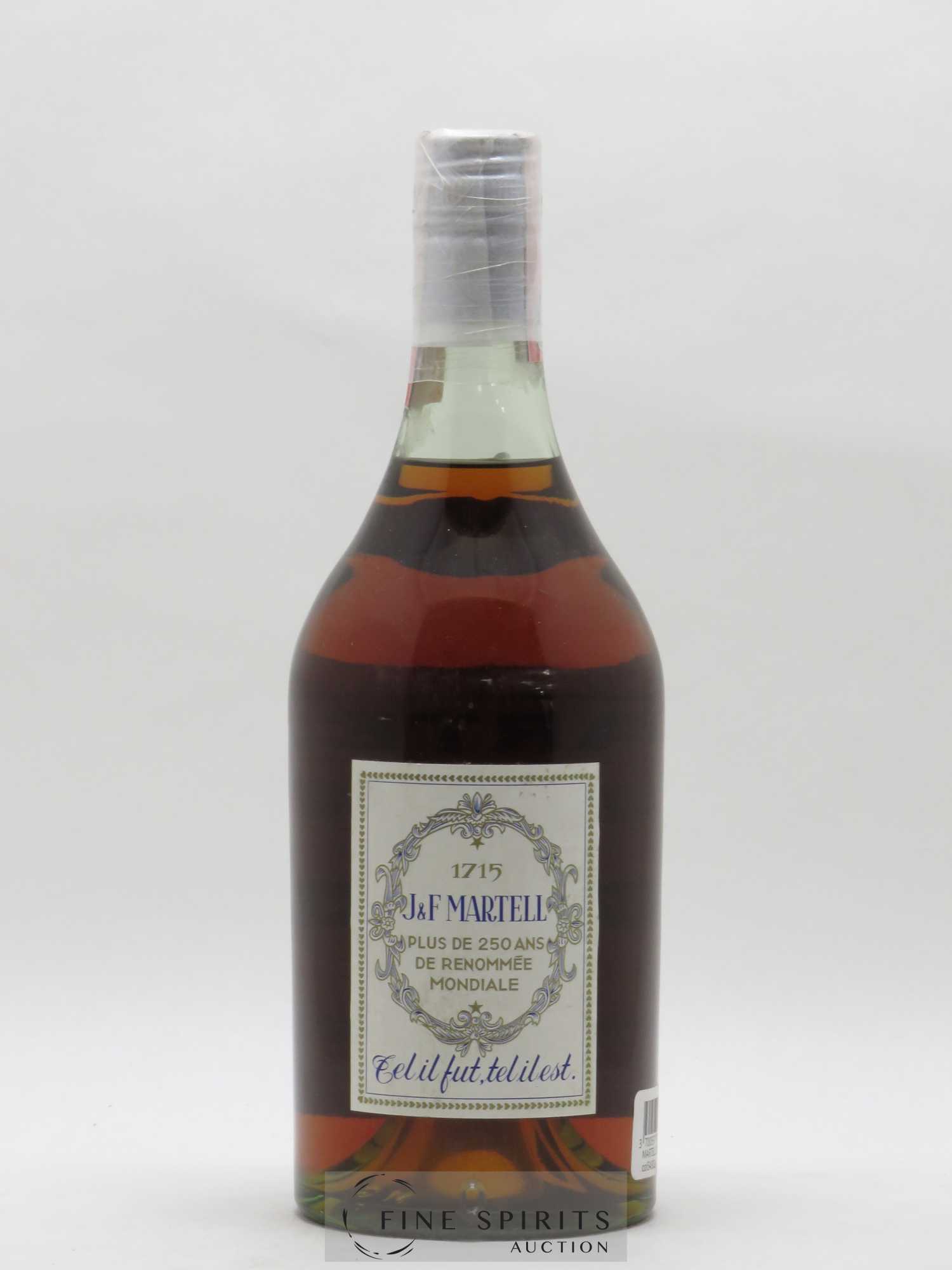 Martell Of. 3 étoiles - Lot de 1 bouteille - 1