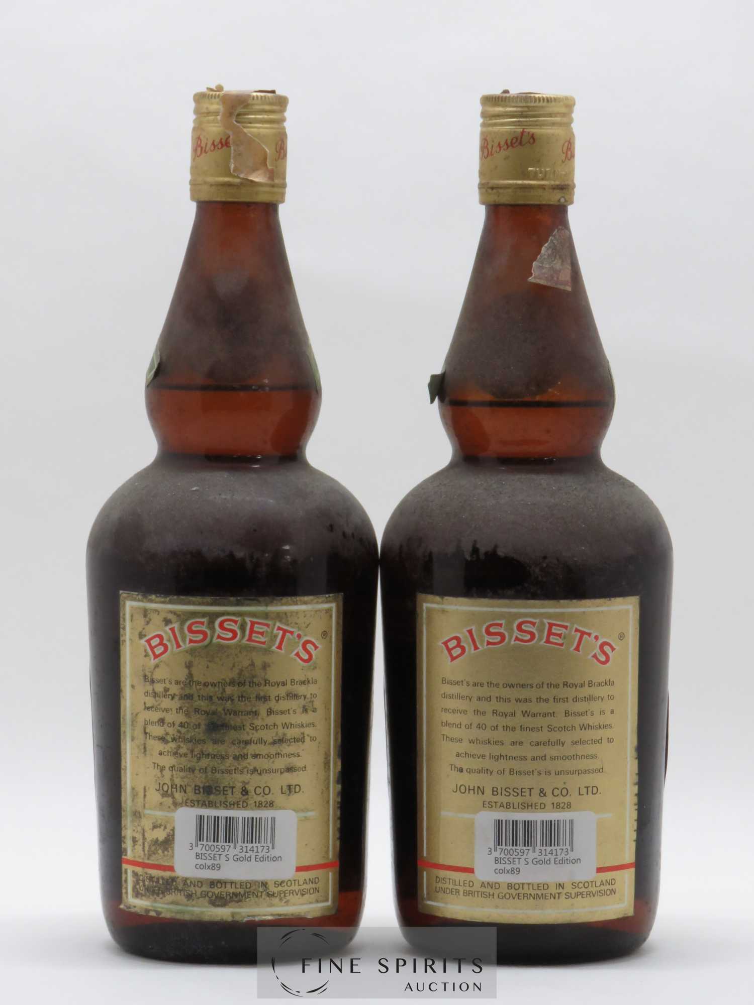 Bisset's Of. Gold Edition - Lot of 2 bottles - 1