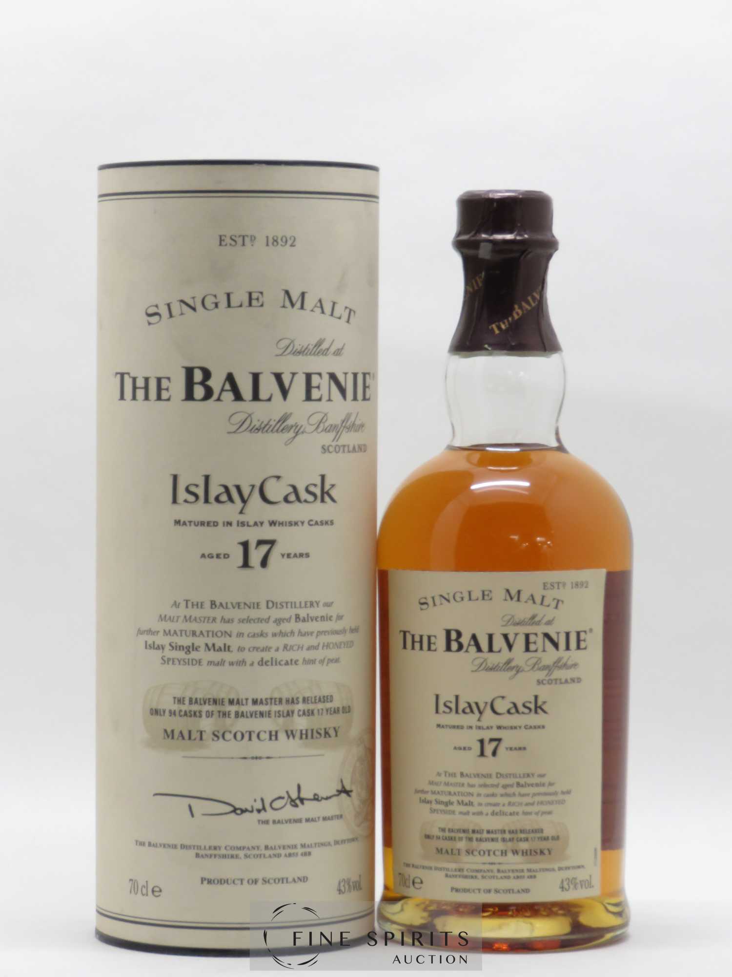 Balvenie (The) 17 years Of. - Lot de 1 bouteille - 0