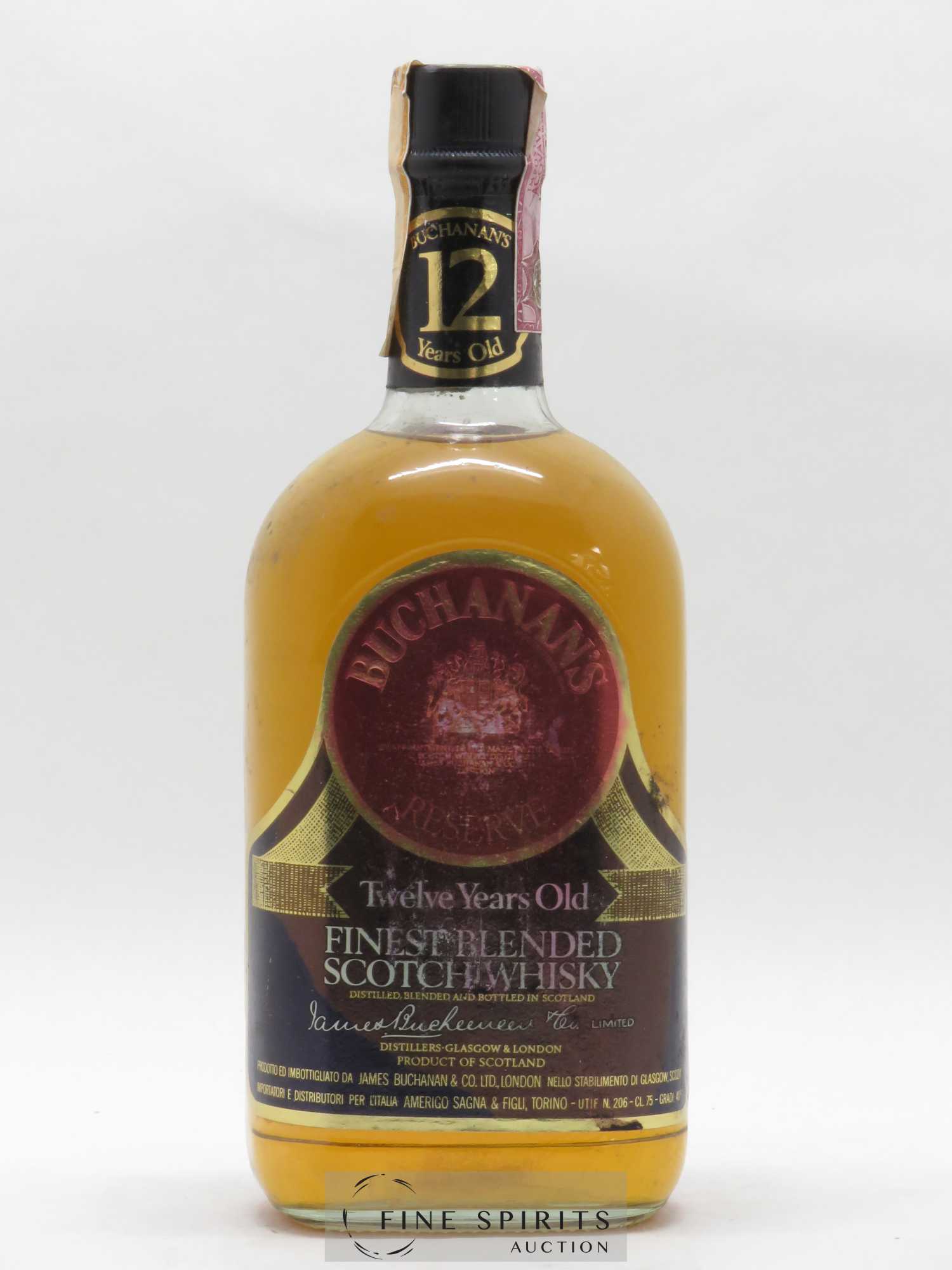 Buchanan's 12 years Of. - Lot de 1 bouteille - 0