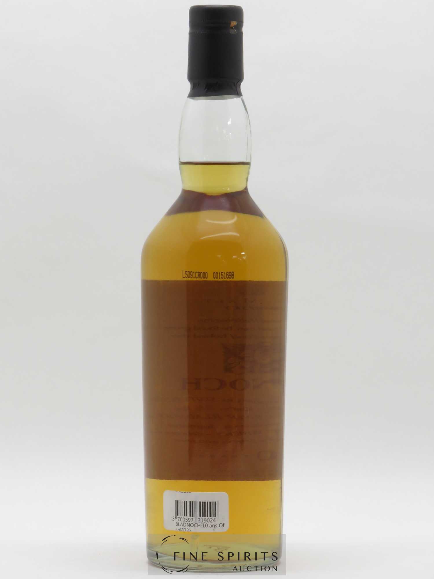 Bladnoch 10 years Of. Flora & Fauna - Lot de 1 bouteille - 1