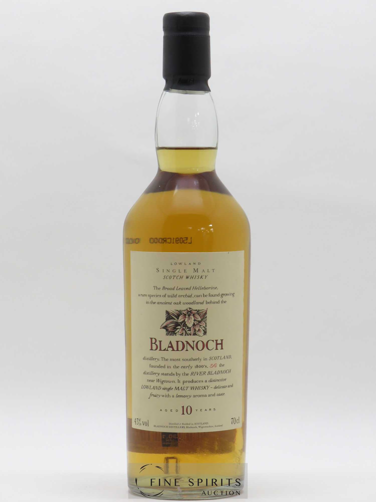 Bladnoch 10 years Of. Flora & Fauna - Lot de 1 bouteille - 0