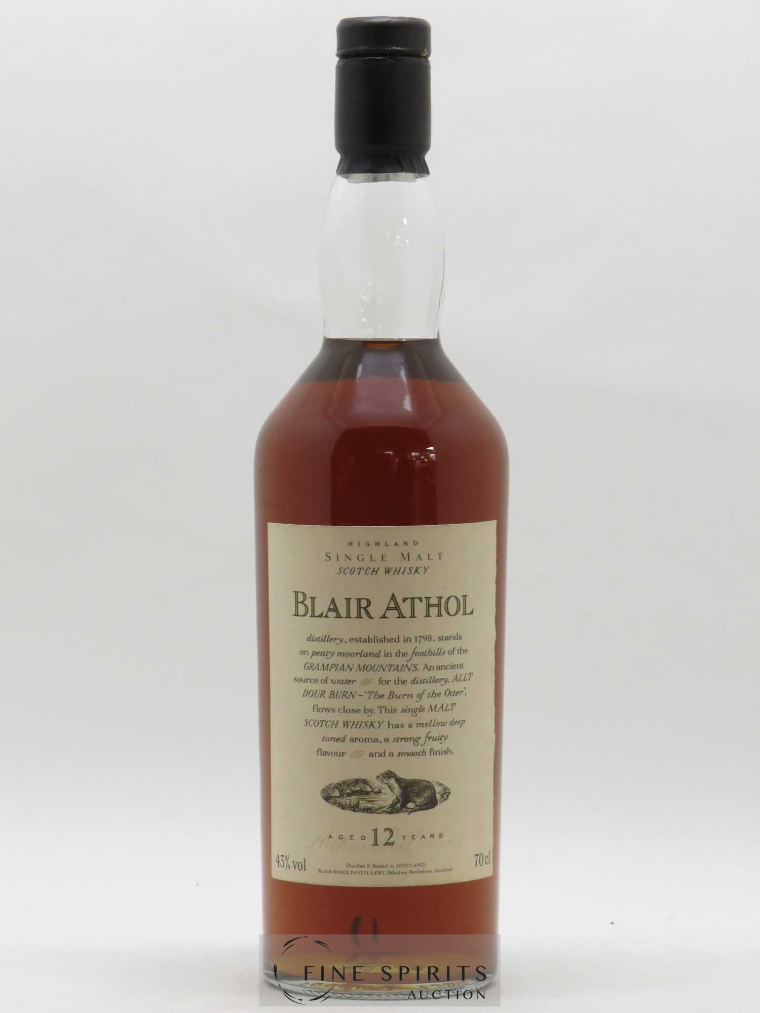 Blair Athol 12 years Of. Flora & Fauna - Lot de 1 bouteille - 1