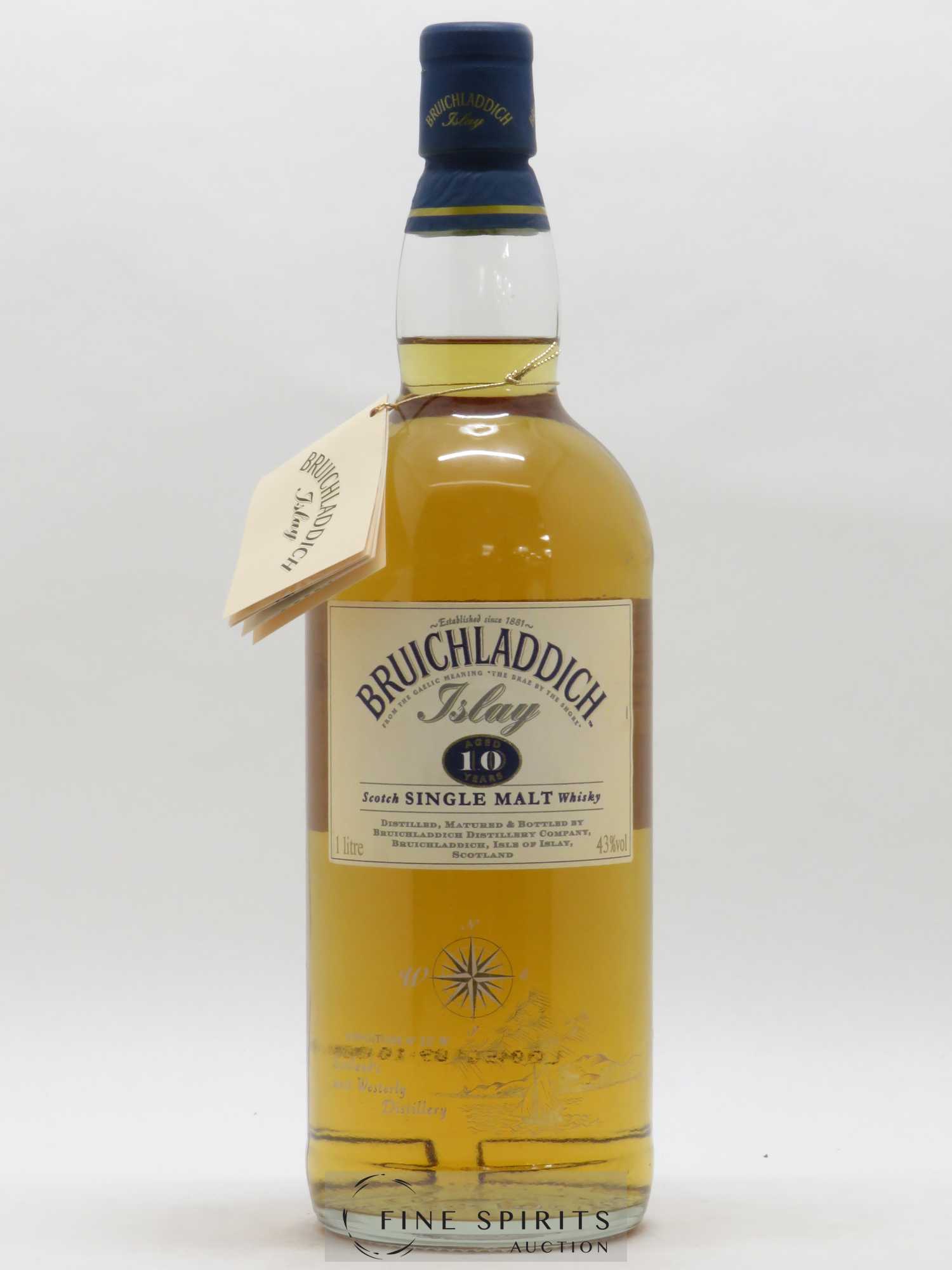 Bruichladdich 10 years Of. - Lot de 1 bouteille - 0