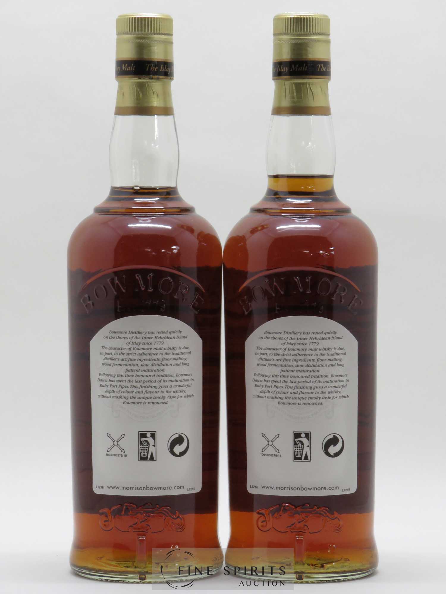 Bowmore Of. Dawn Release - Lot de 2 bouteilles - 2