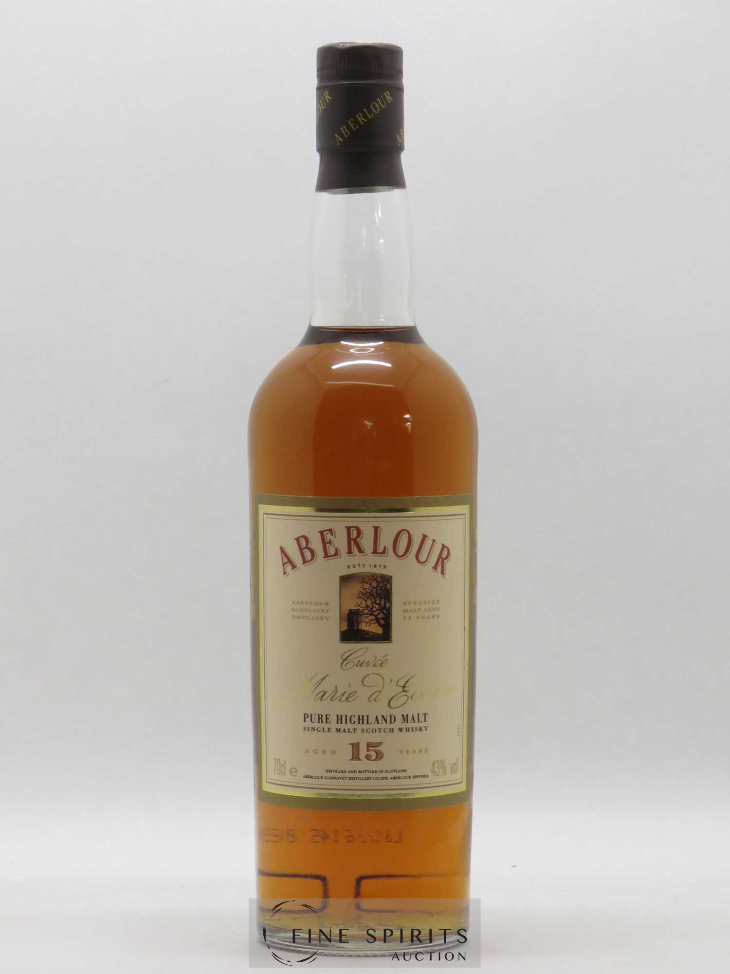 Aberlour 15 years Of. Pure Highland Malt Cuvée Marie D'Ecosse - Lot de 1 bouteille - 1