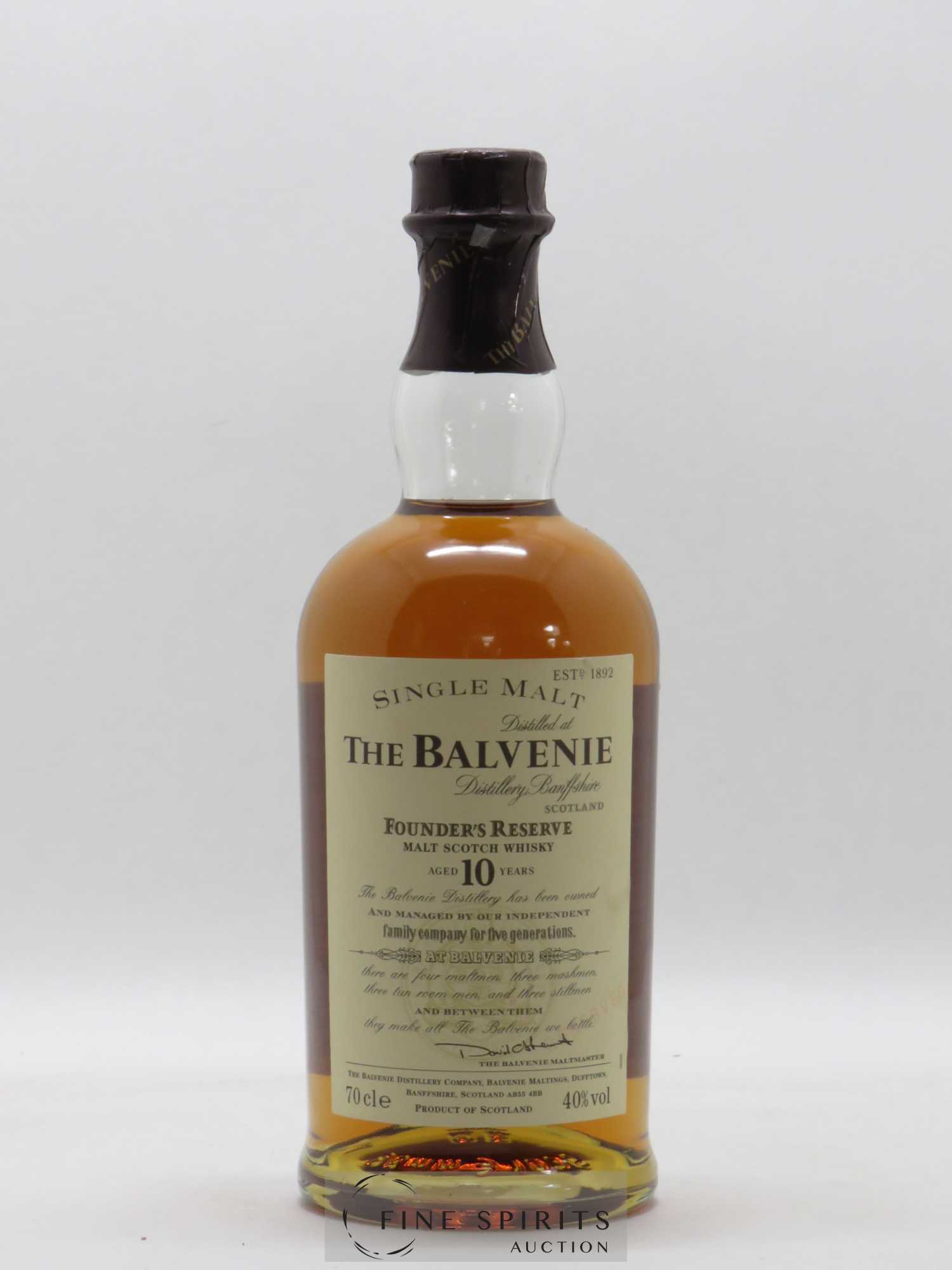 未開栓】バルヴェニー ファウンダーズリザーブ 10年 1000mL