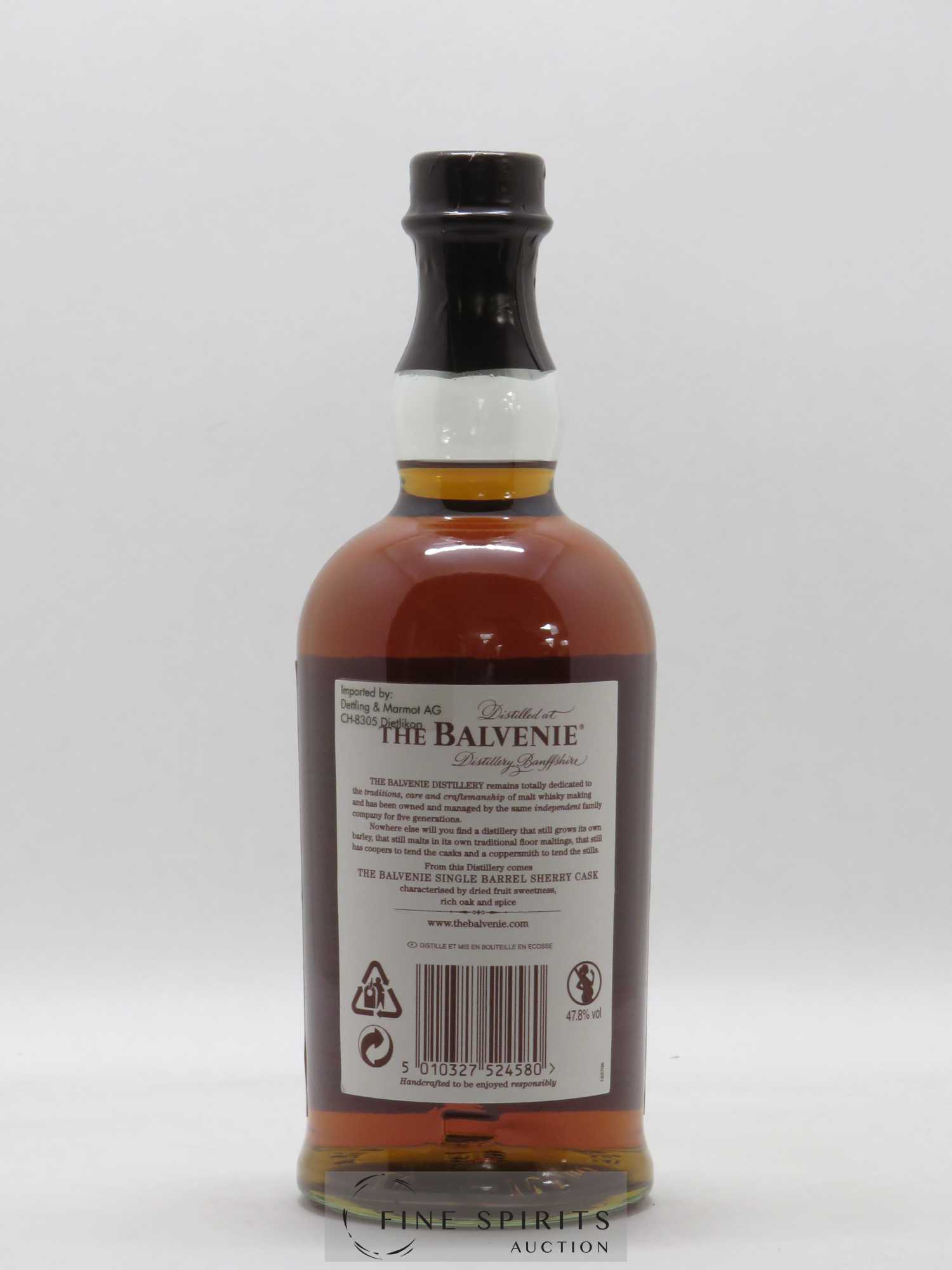 Balvenie 15 years Of. Sherry Cask n°17909 - One of 650 Single Barrel - Lot de 1 bouteille - 2