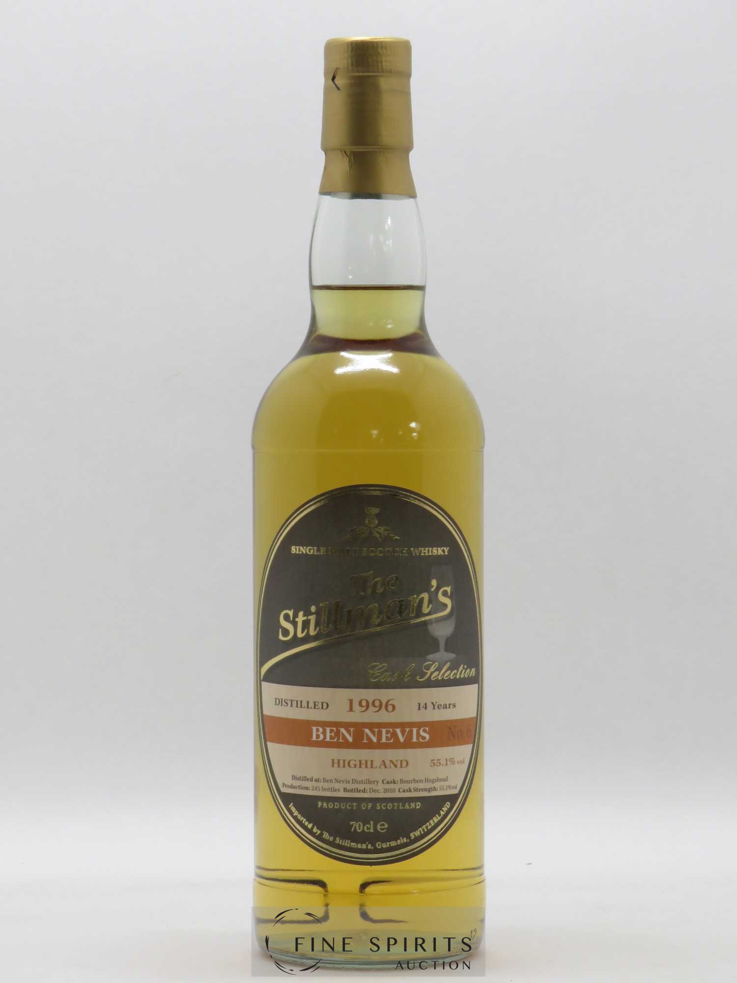 Ben Nevis 14 years 1996 The Stillman Cask Selection No. 6 Limited Edition 245 Bottles Stillman Dram - Lot de 1 bouteille - 1