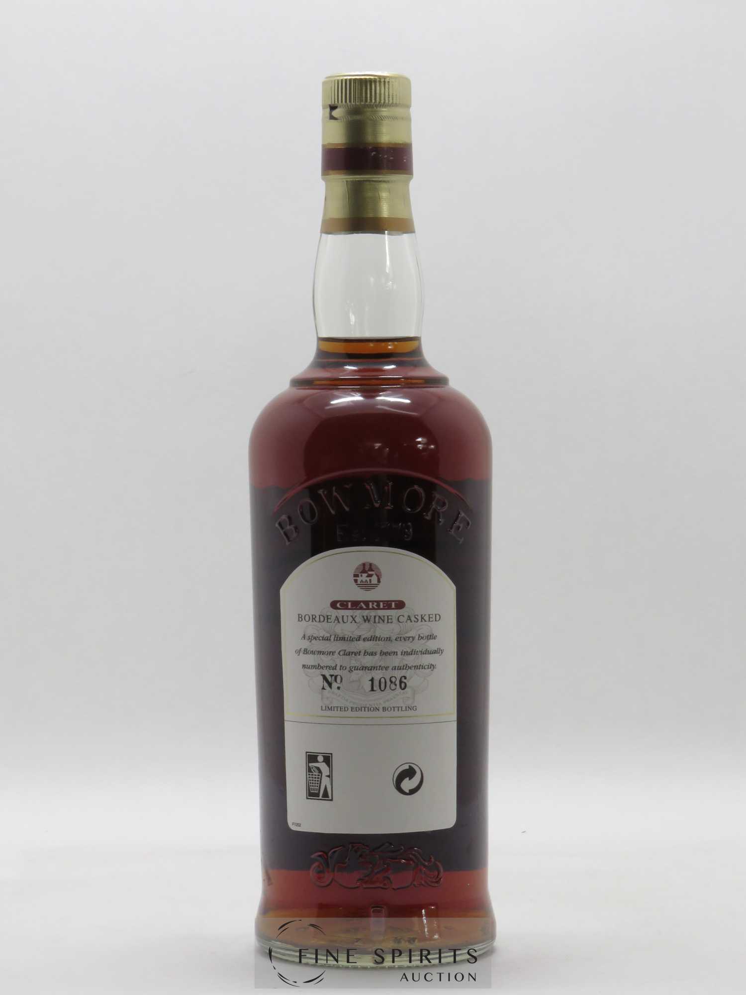 Bowmore Of. Claret Bordeaux Wine Casked Limited Edition - Lot de 1 bouteille - 2