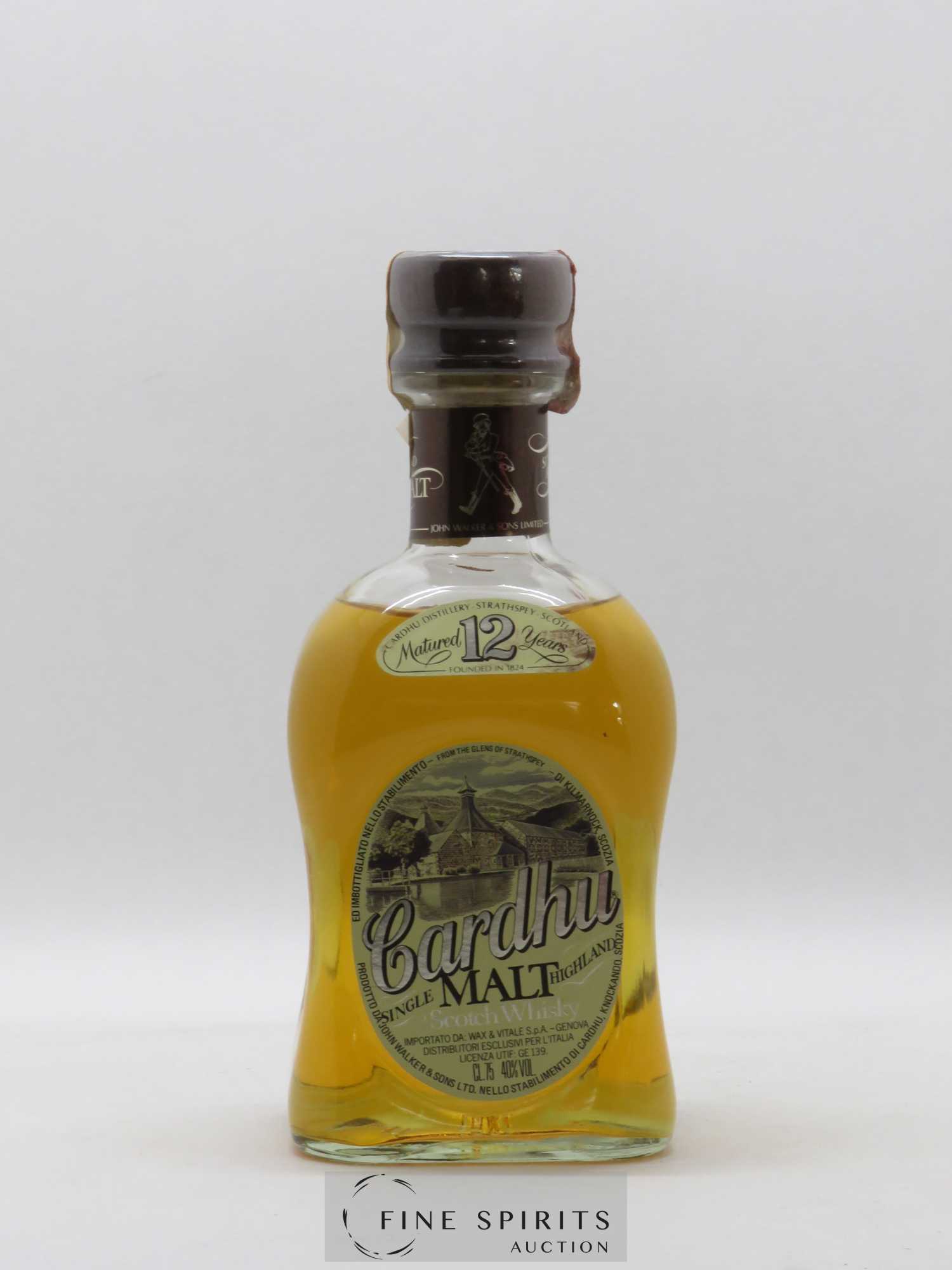 Cardhu 12 years Of. From The Glen of Strathspey - Lot de 1 bouteille - 1