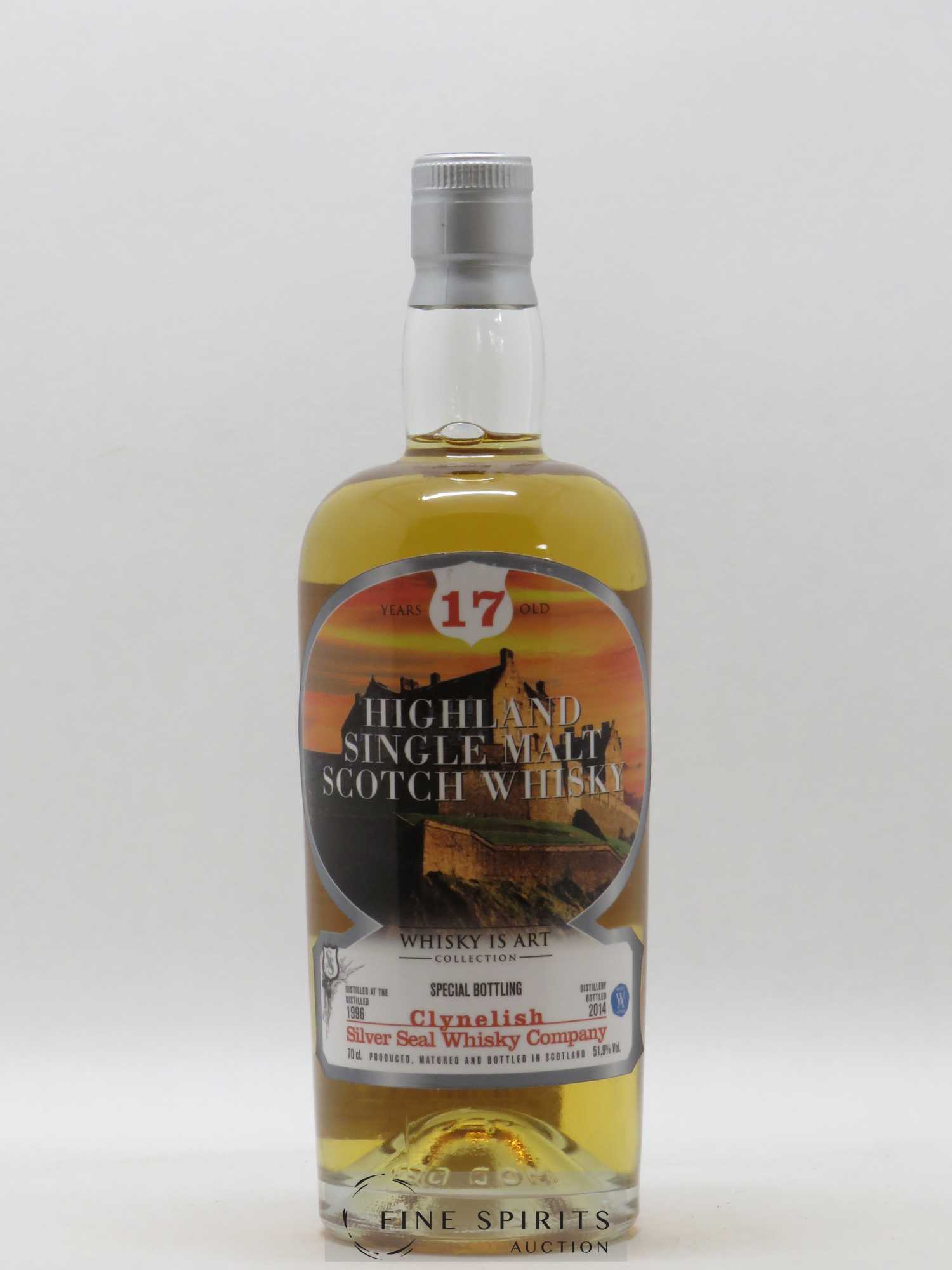 Clynelish 17 years 1996 Silver Seal Whisky Company Cask n°2933 - bottled 2014 Whisky is Art Collection - Lot de 1 bouteille - 0