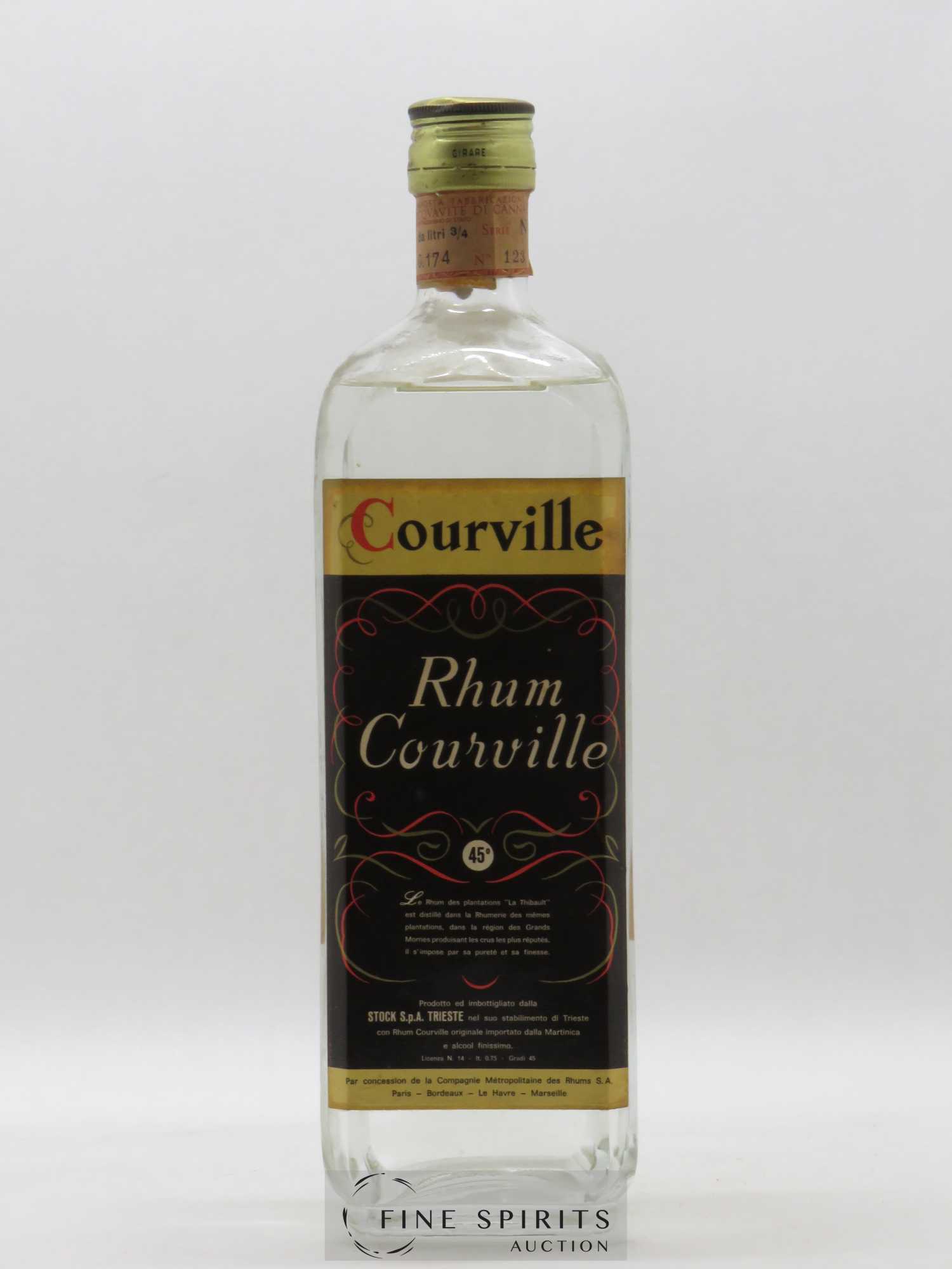 Courville Of. Black Label La Thibault - Lot de 1 bouteille - 0