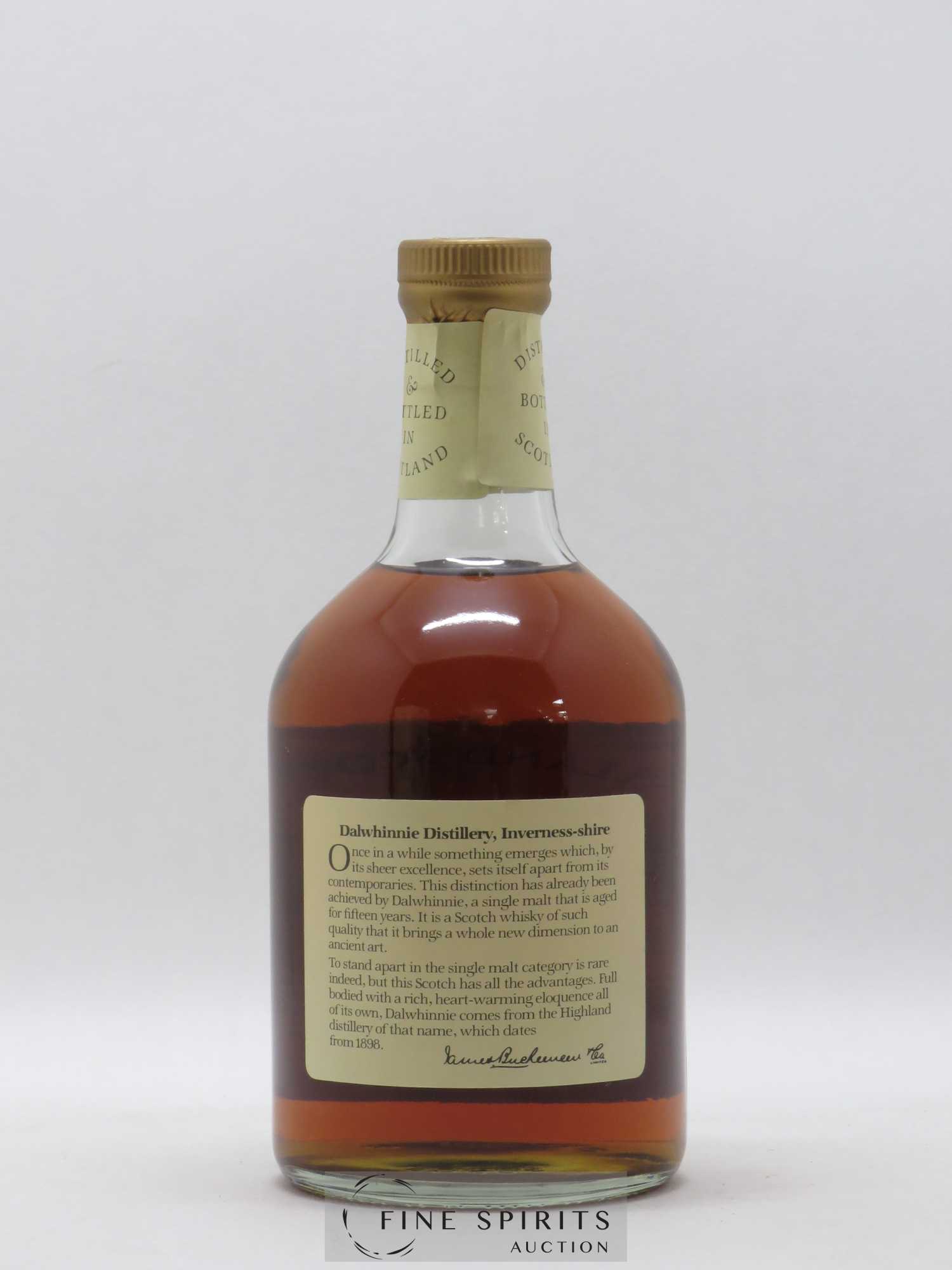 Dalwhinnie 15 years Of. James Buchanan & Co Ltd Pure Highland Scotch Whisky - Lot of 1 bottle - 2