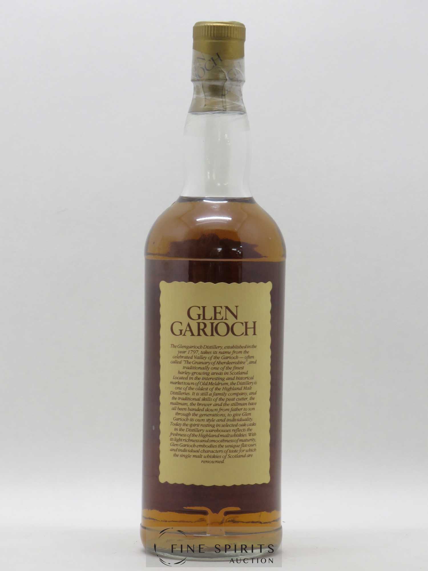 Glen Garioch 10 years Of. Morrison's Glen Garioch Distillery Auxil St Geours Highland Malt Parchment Label - Lotto di 1 bottiglia - 1