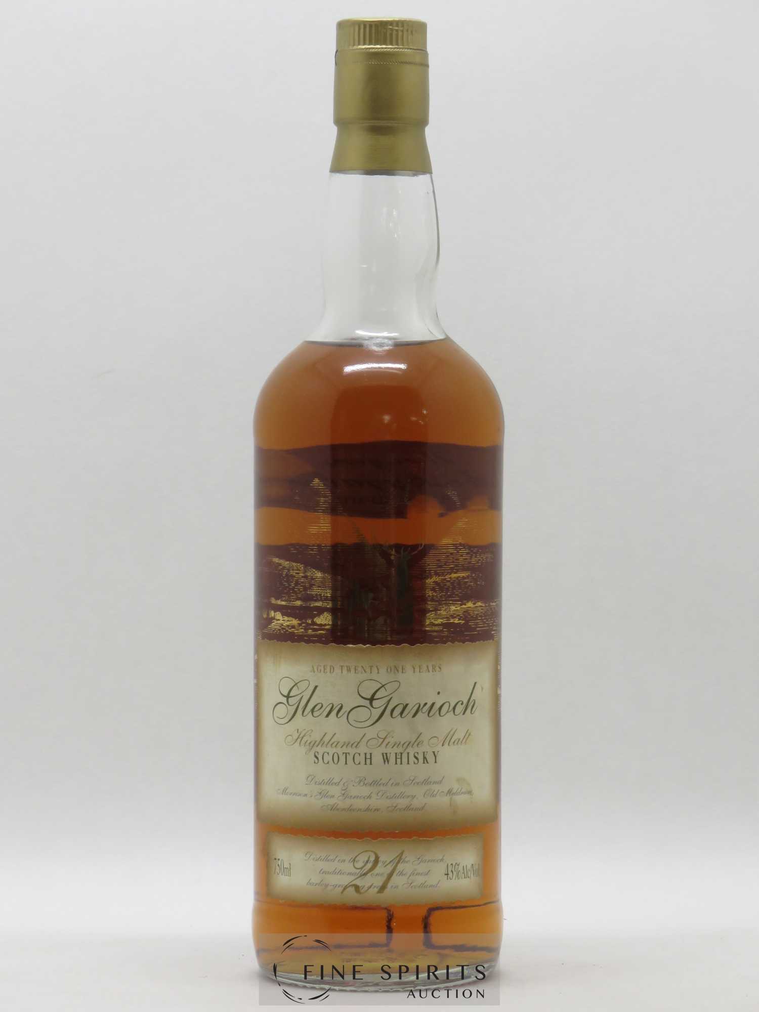 Glen Garioch 21 years 1984 Of. Limited Edition US Market Golden Deer - Lot of 1 bottle - 1