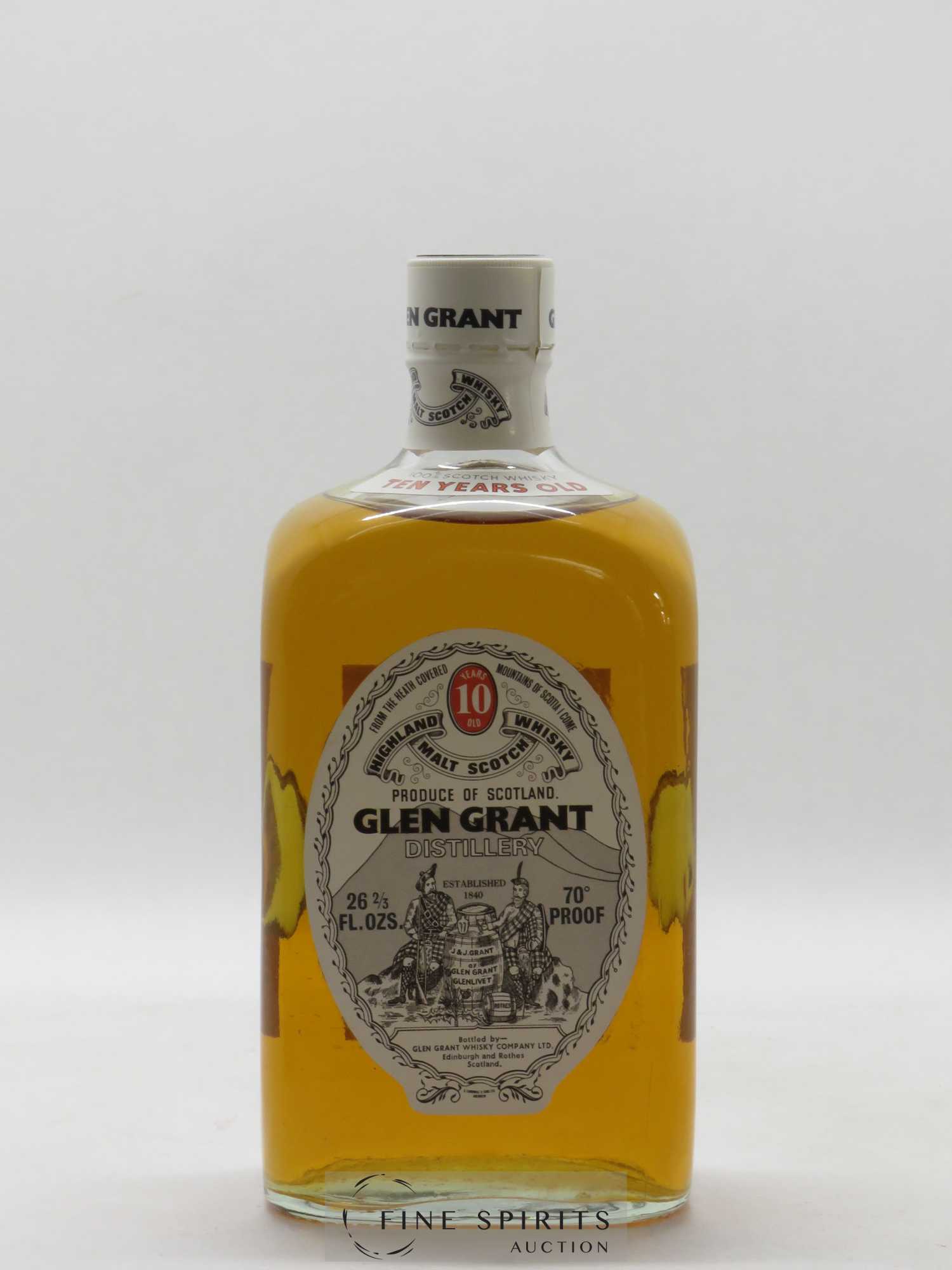Glen Grant 10 years Of. 70° Proof J&J Grant - Posten von 1 Flasche - 1