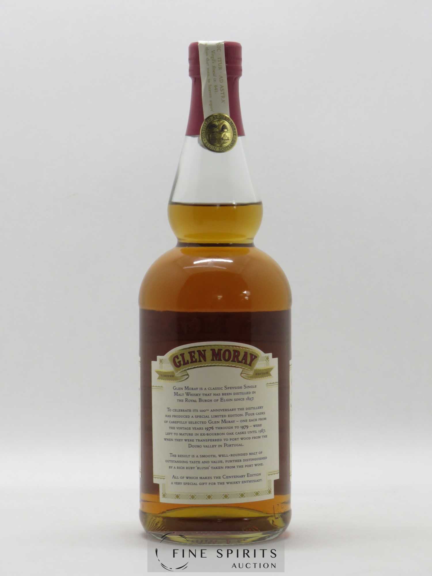 Glen Moray Of. Finished in Port Wood Limited Edition Centenary Vintage 1976-1979 - Lot de 1 bouteille - 2