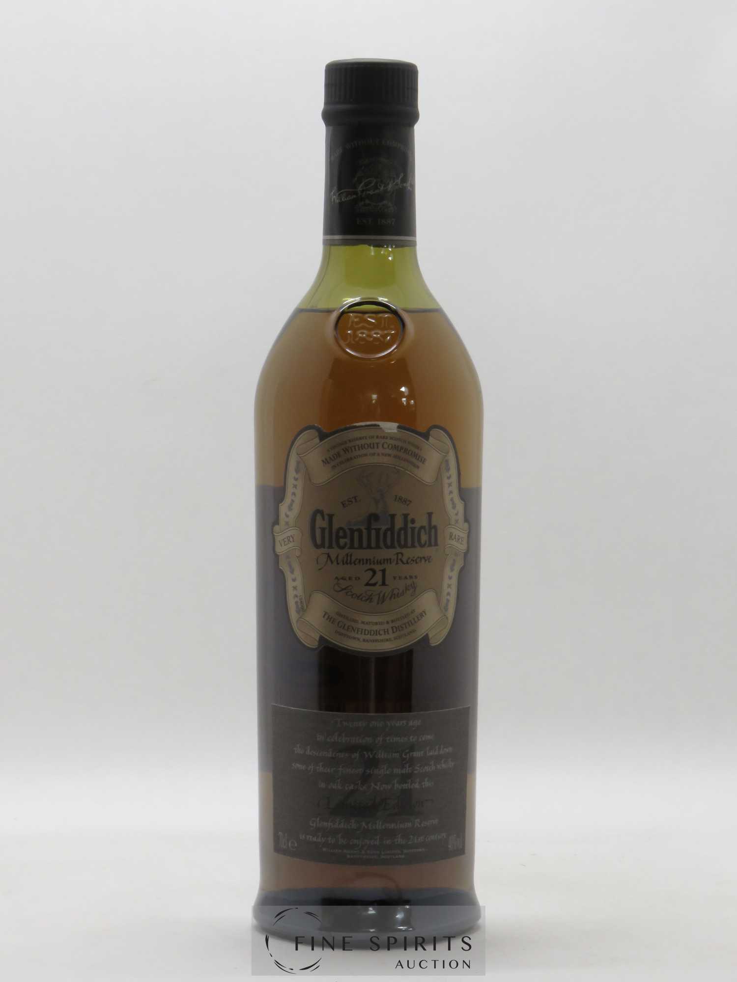 Glenfiddich 21 years Of. Millennium Reserve Limited Edition - Lot de 1 bouteille - 1