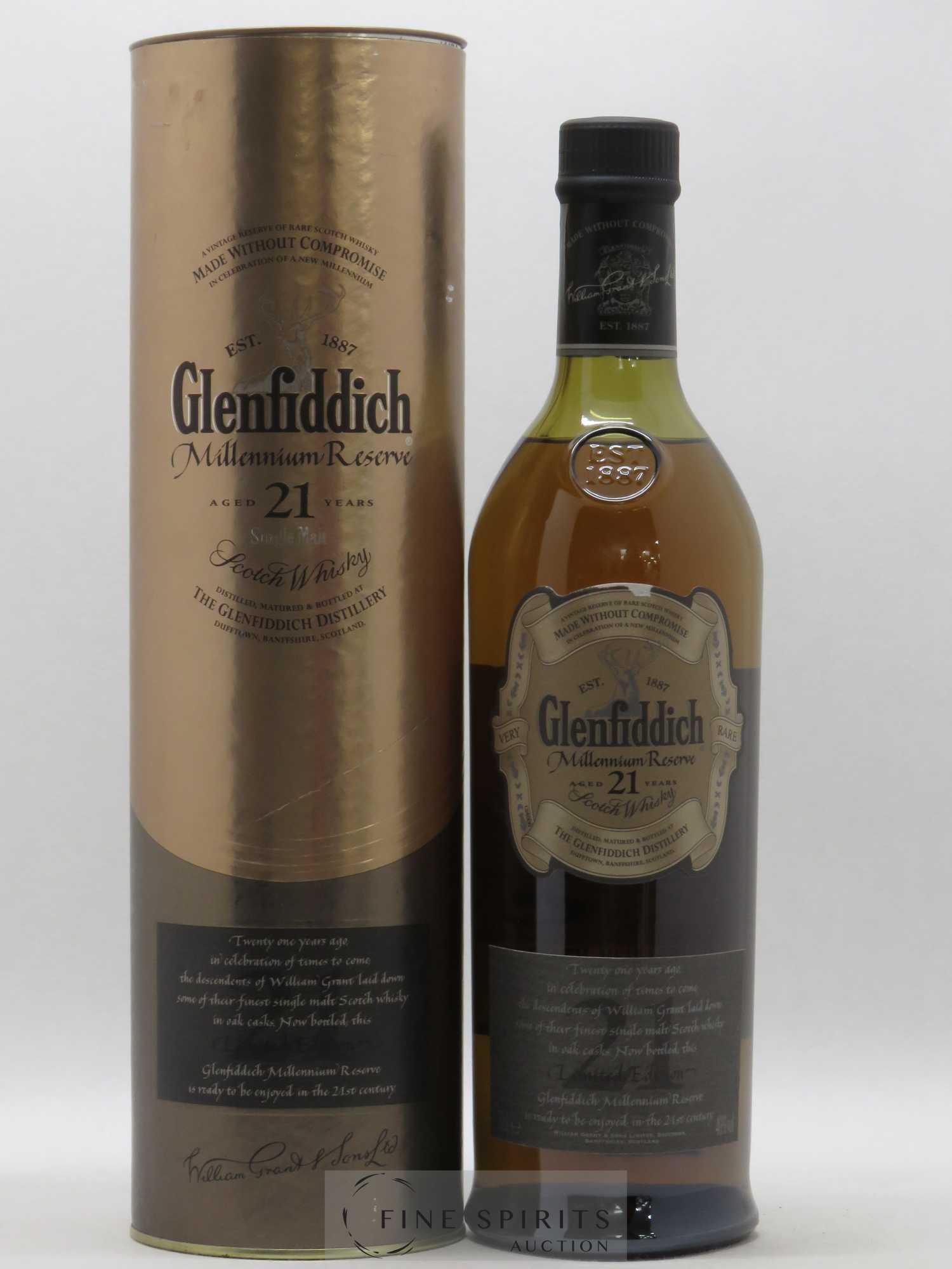 Glenfiddich 21 years Of. Millennium Reserve Limited Edition - Lot de 1 bouteille - 0