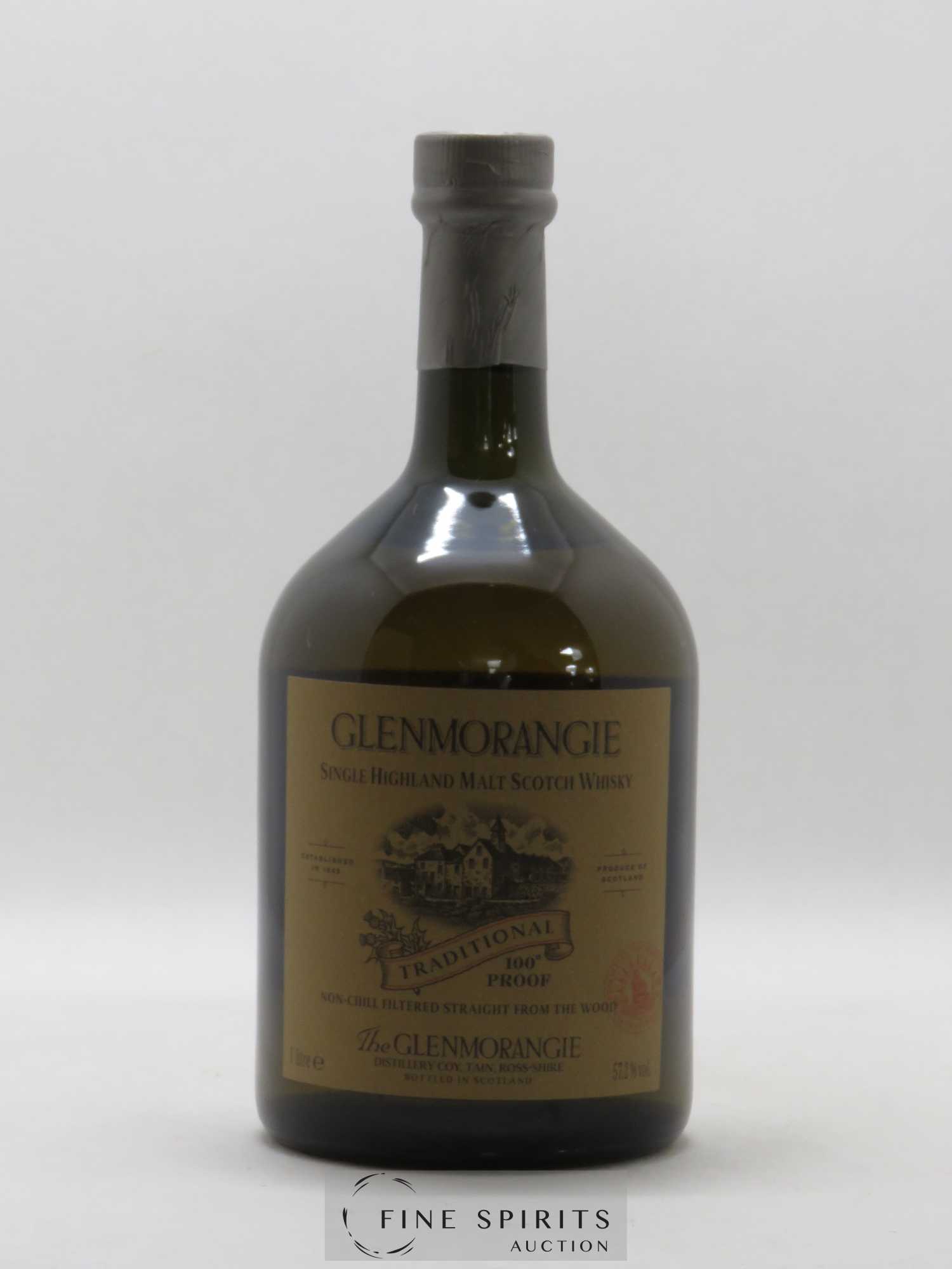 Glenmorangie 10 years Of. Non-Chill Filtered Straight from the Wood Traditional100 Proof - Lot of 1 bottle - 1